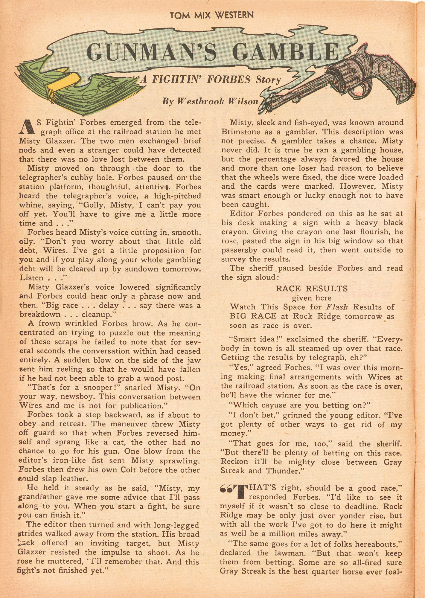 Read online Tom Mix Western (1948) comic -  Issue #25 - 14