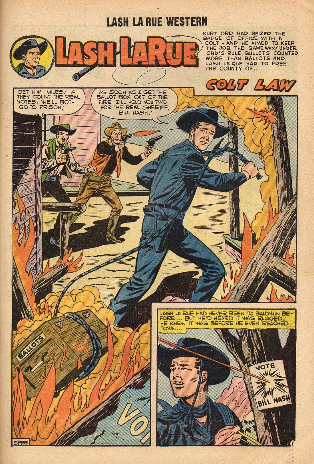 Read online Lash Larue Western (1949) comic -  Issue #67 - 59