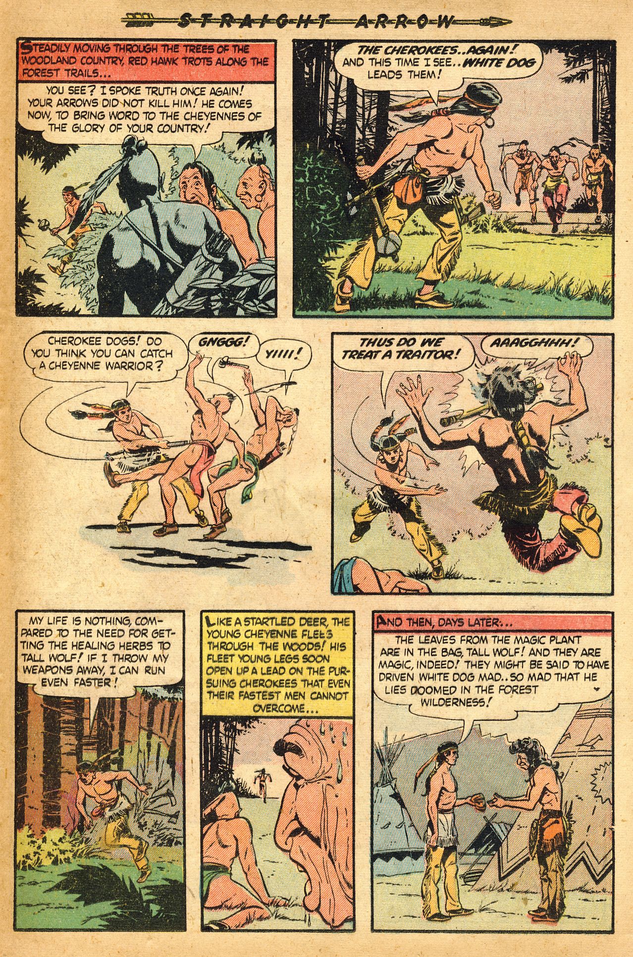 Read online Straight Arrow comic -  Issue #9 - 25