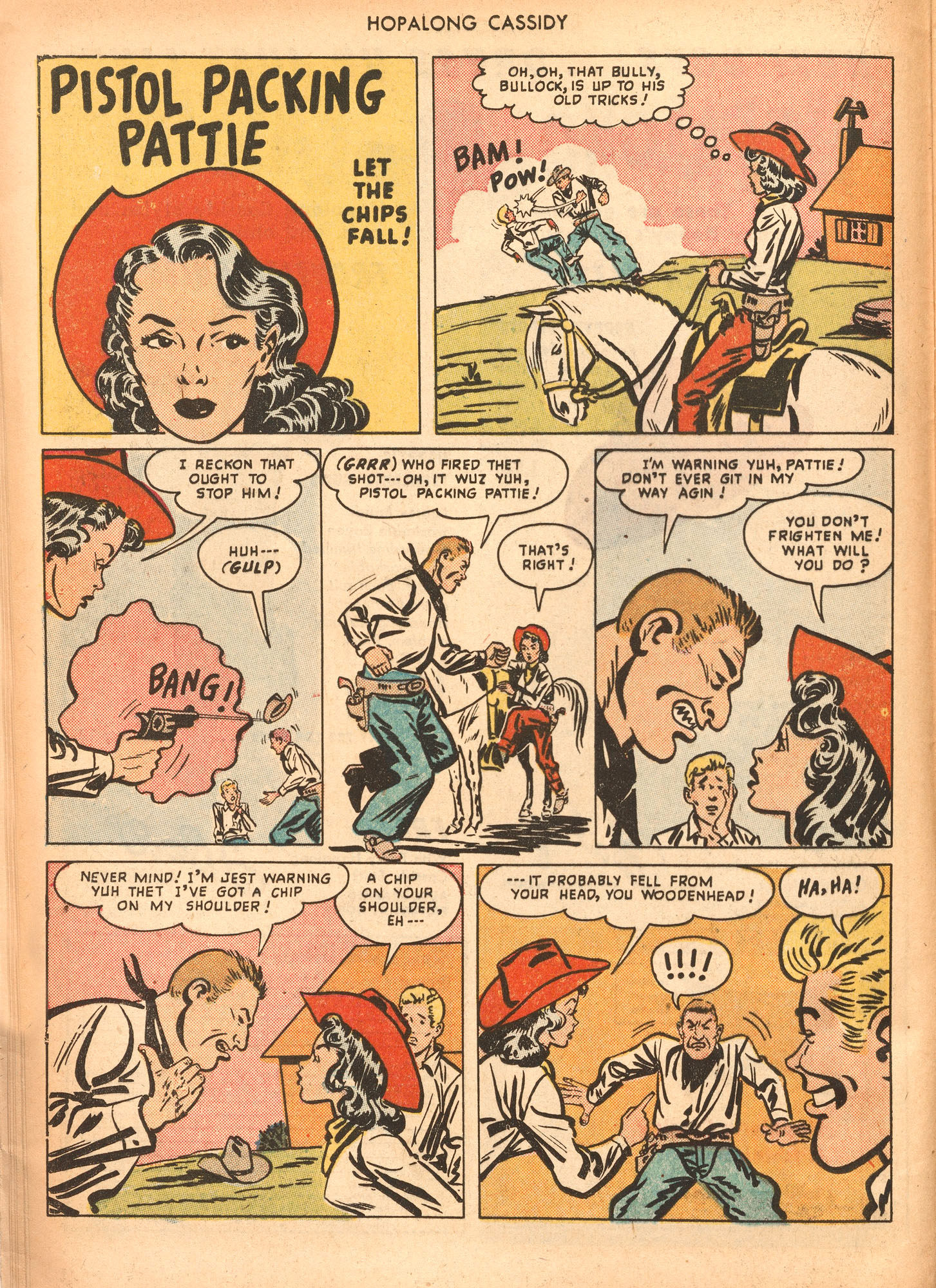 Read online Hopalong Cassidy comic -  Issue #47 - 16