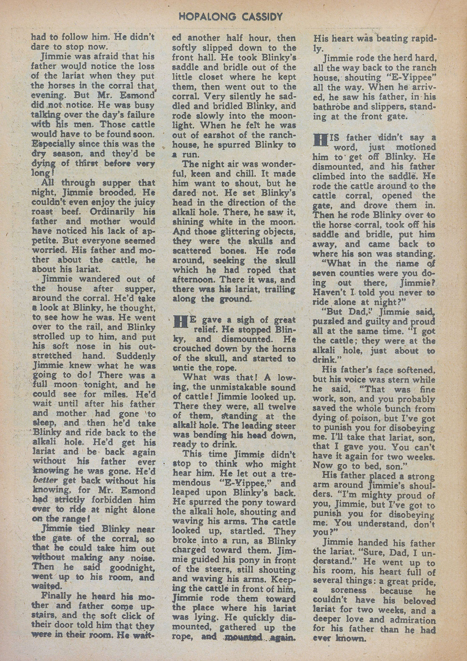 Read online Hopalong Cassidy comic -  Issue #6 - 34