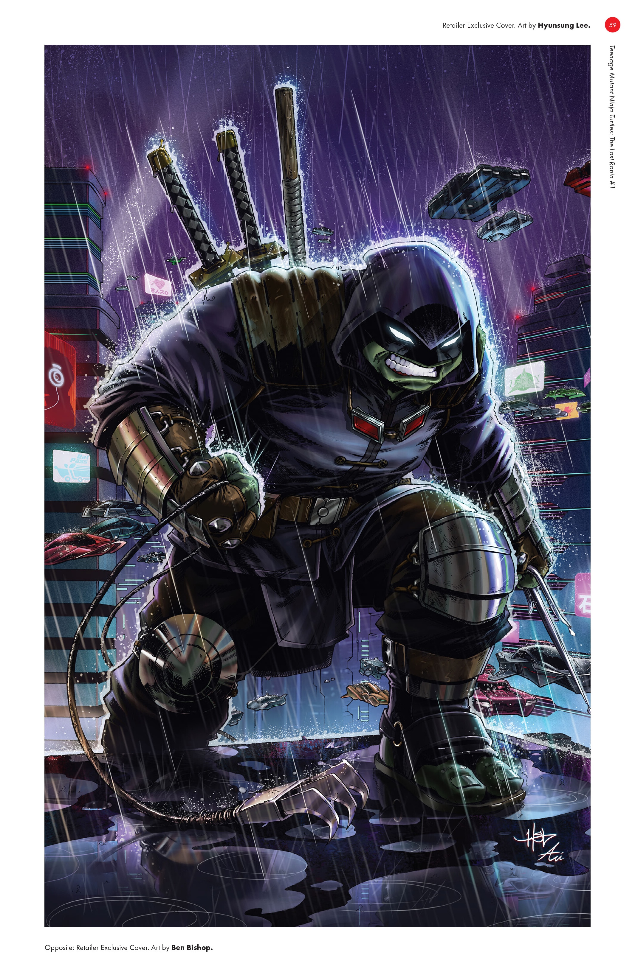 Read online Teenage Mutant Ninja Turtles: The Last Ronin - The Covers comic -  Issue # TPB (Part 1) - 57