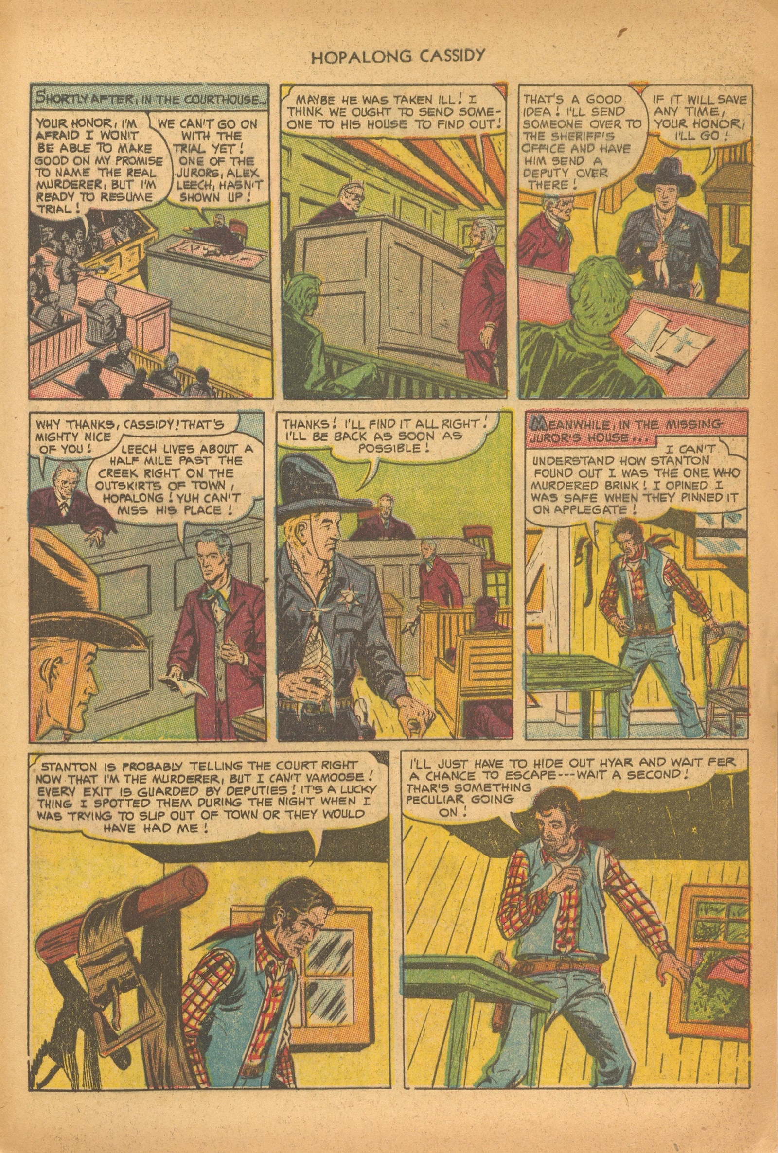 Read online Hopalong Cassidy comic -  Issue #78 - 29