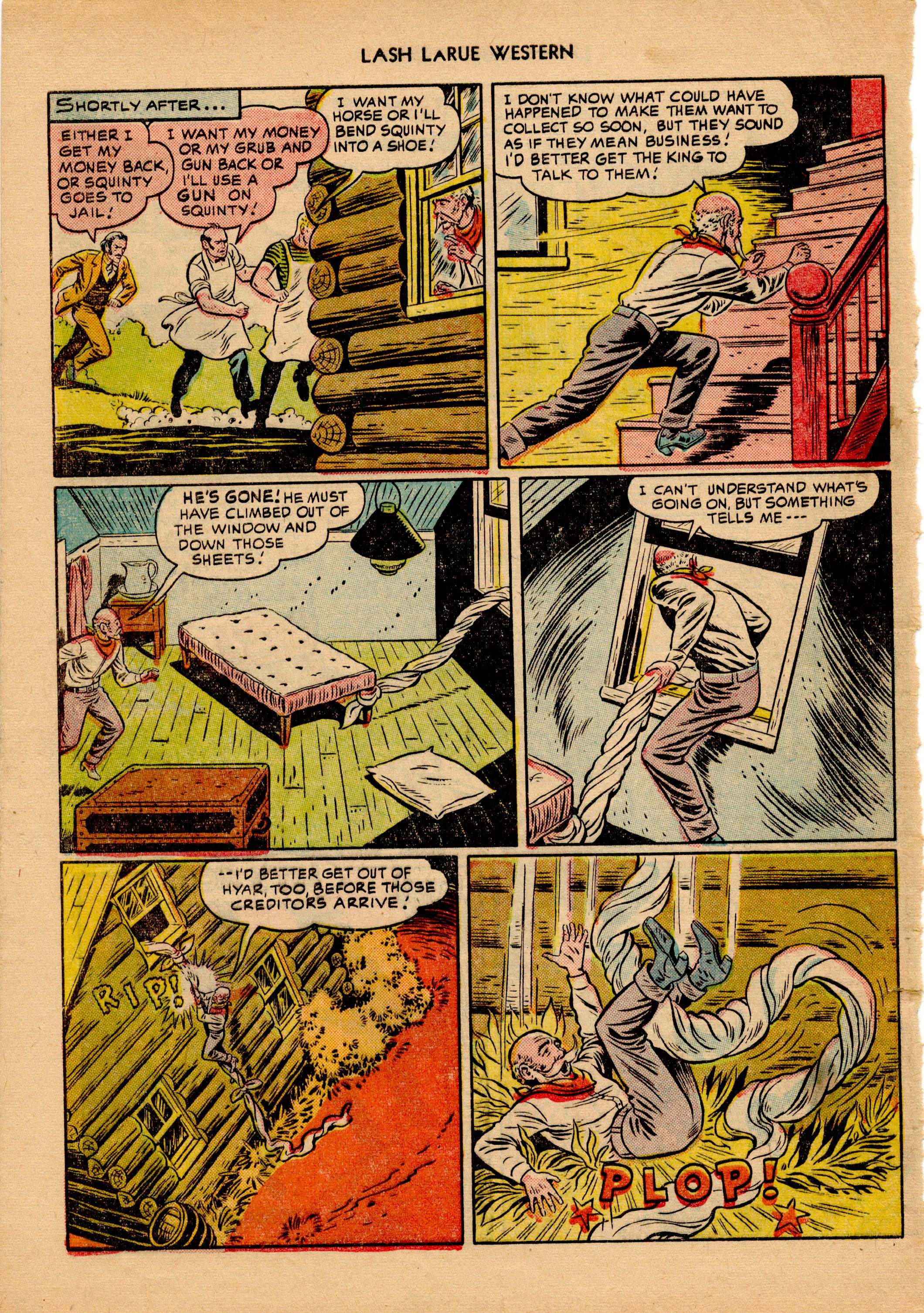 Read online Lash Larue Western (1949) comic -  Issue #18 - 31