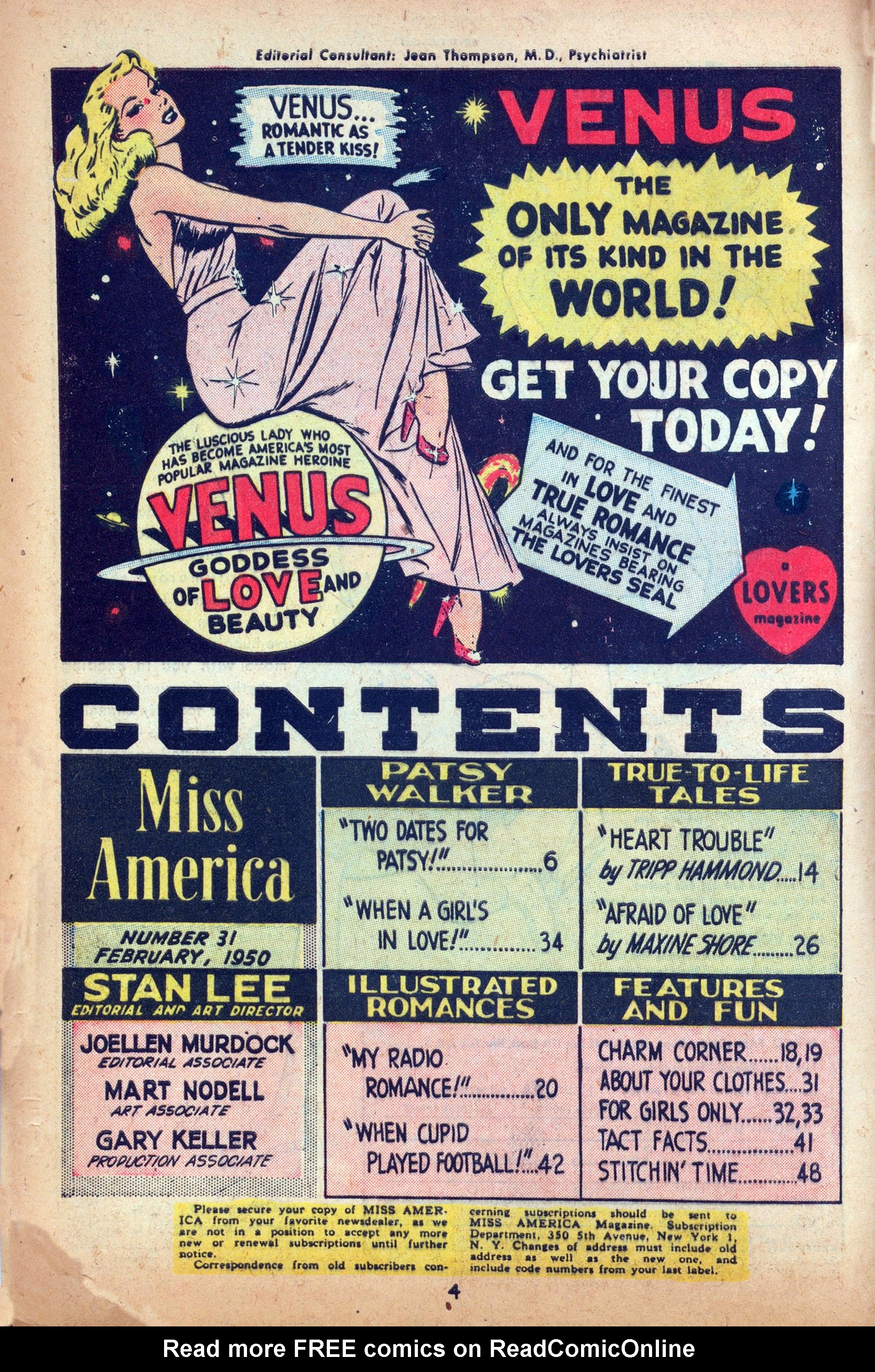 Read online Miss America comic -  Issue #31 - 4