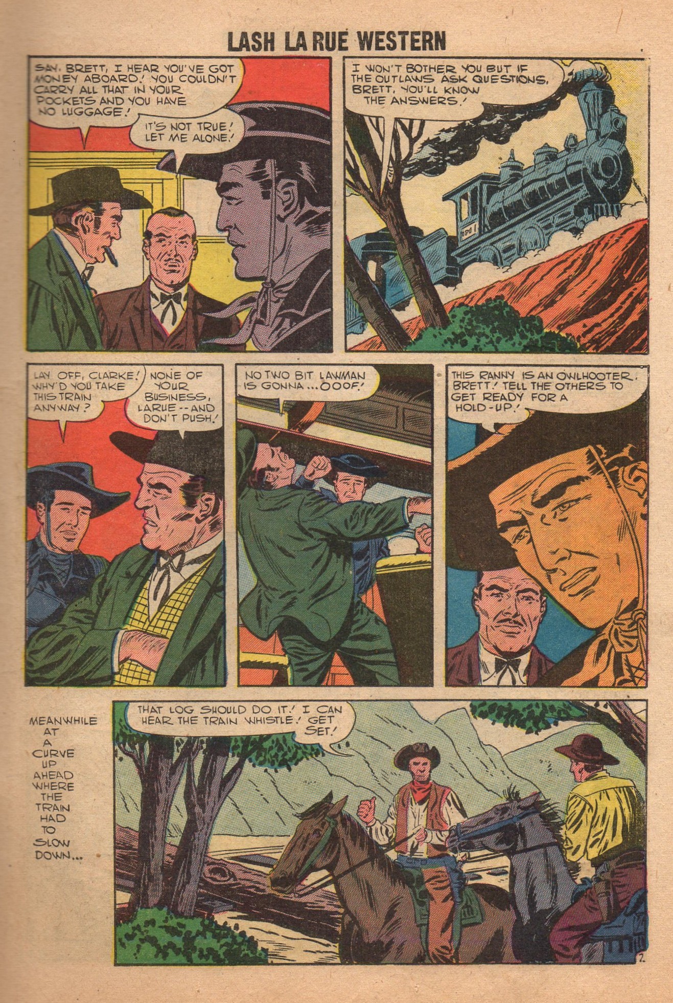 Read online Lash Larue Western (1949) comic -  Issue #65 - 11