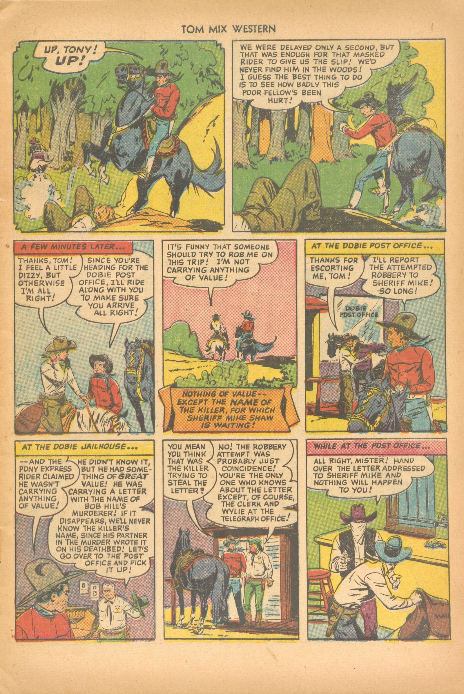 Read online Tom Mix Western (1948) comic -  Issue #49 - 5