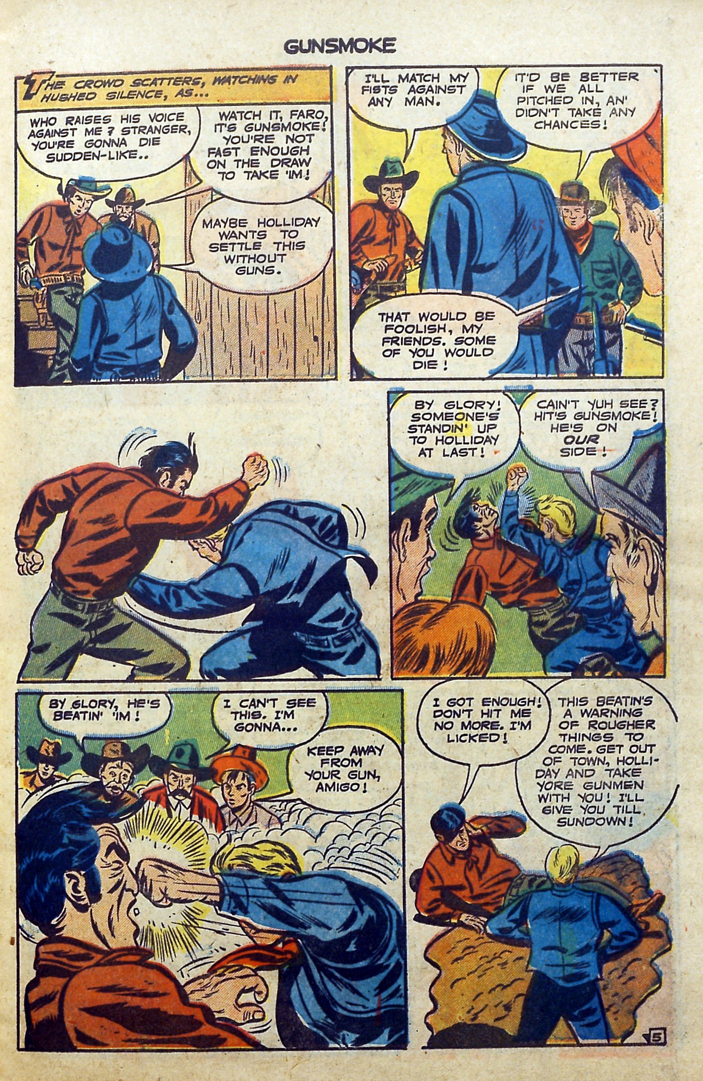 Read online Gunsmoke comic -  Issue #4 - 7