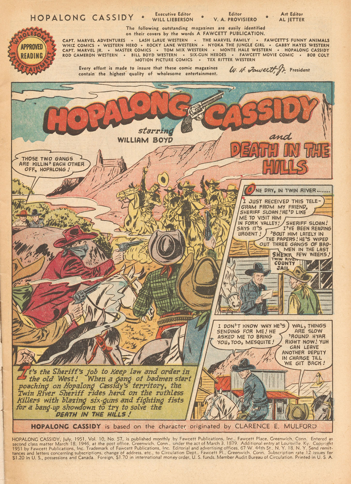 Read online Hopalong Cassidy comic -  Issue #57 - 3