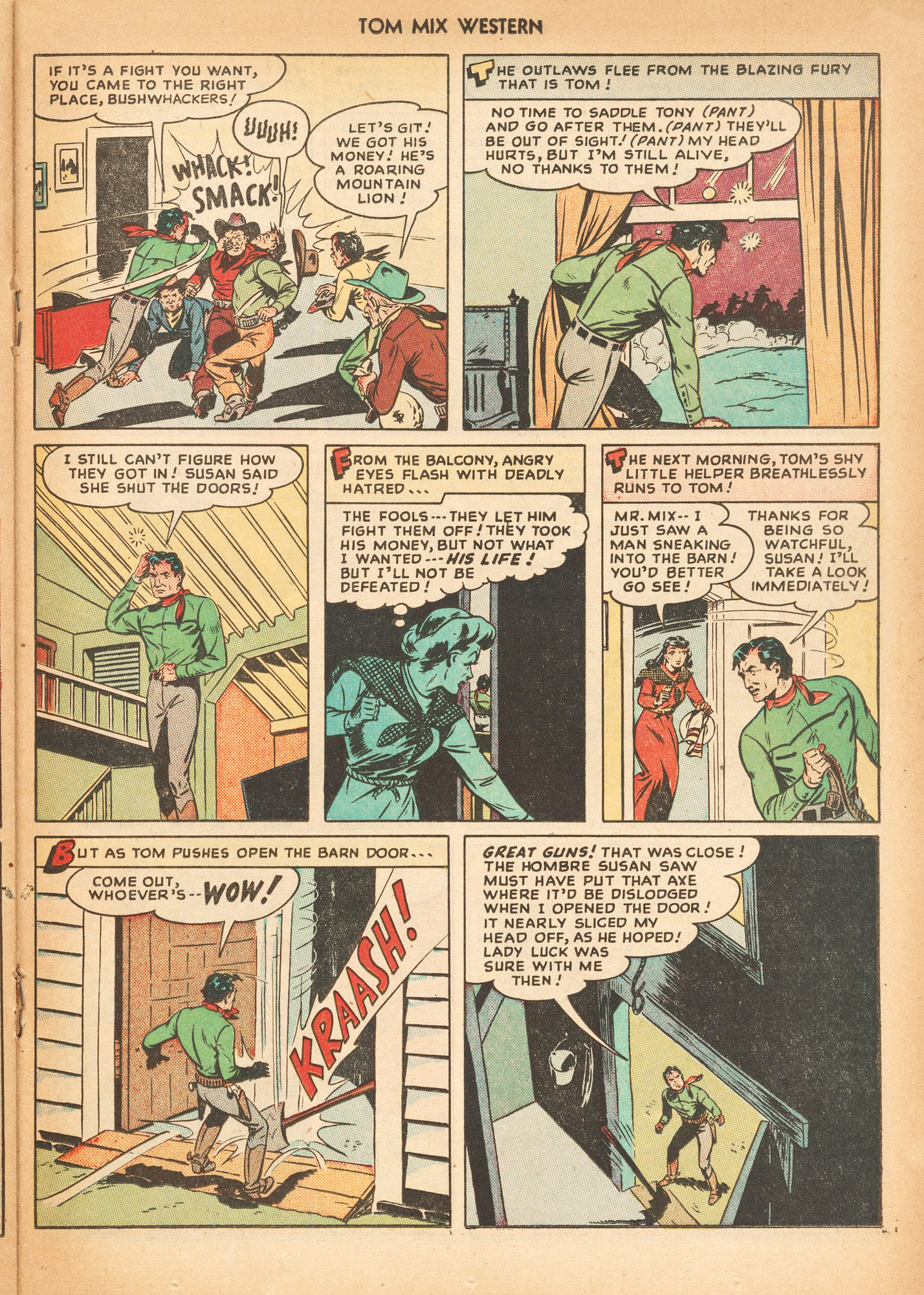 Read online Tom Mix Western (1948) comic -  Issue #15 - 29