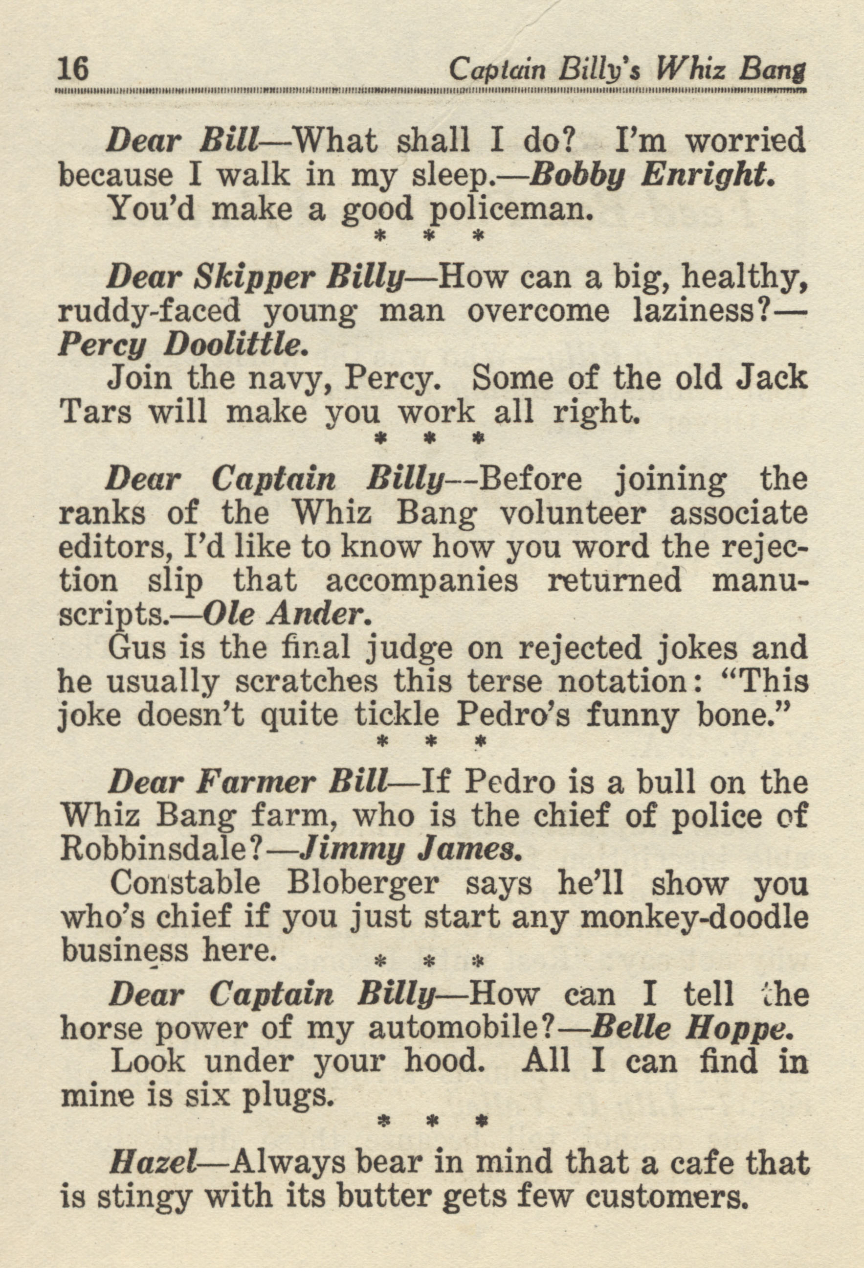 Read online Captain Billy's Whiz Bang comic -  Issue #44 - 18
