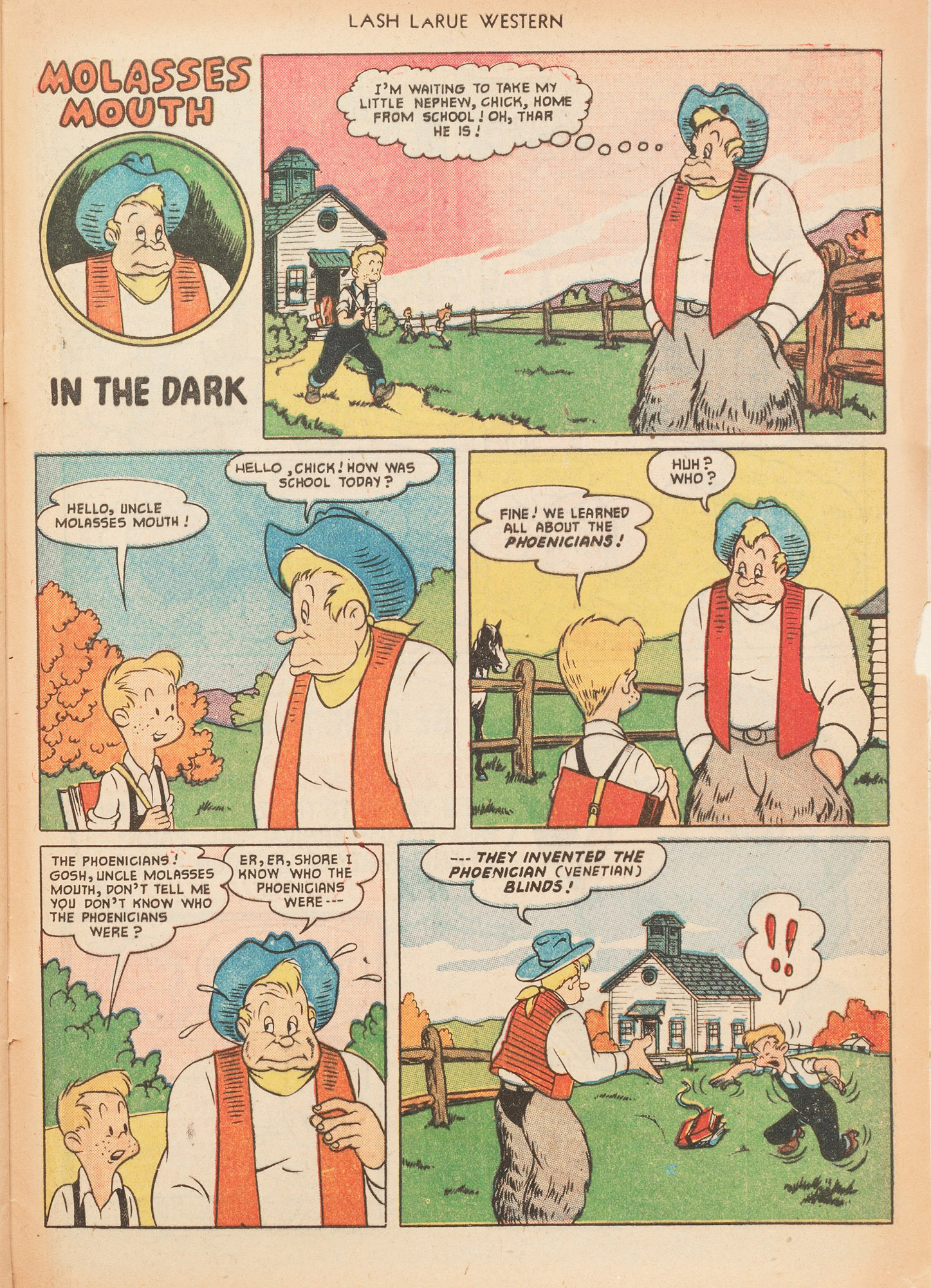 Read online Lash Larue Western (1949) comic -  Issue #20 - 33
