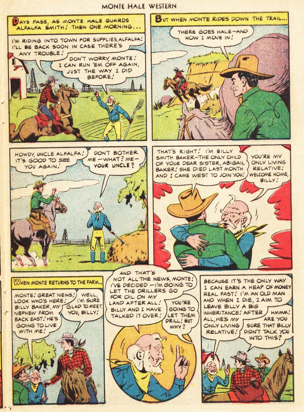 Read online Monte Hale Western comic -  Issue #56 - 20