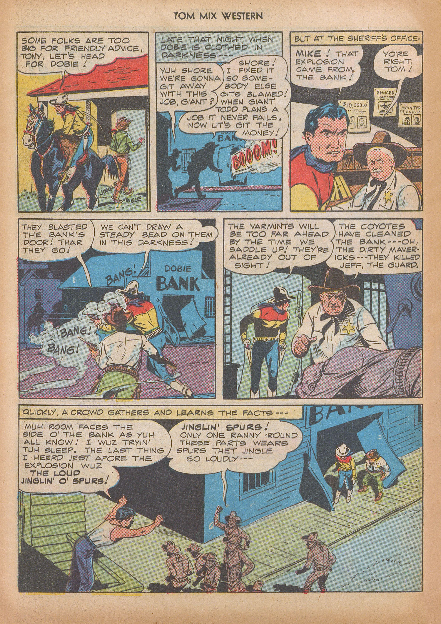 Read online Tom Mix Western (1948) comic -  Issue #9 - 44