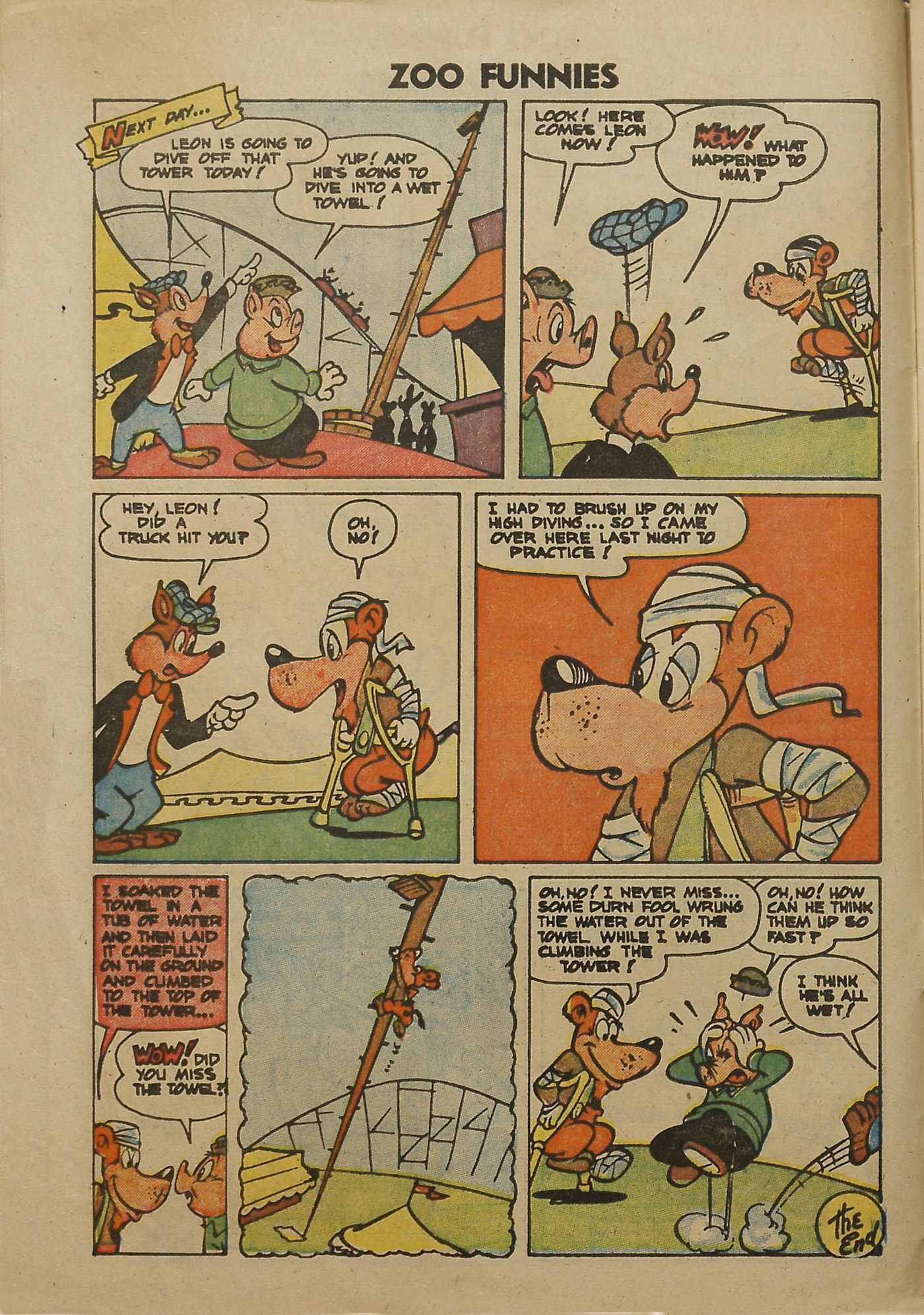 Read online Zoo Funnies comic -  Issue #4 - 9