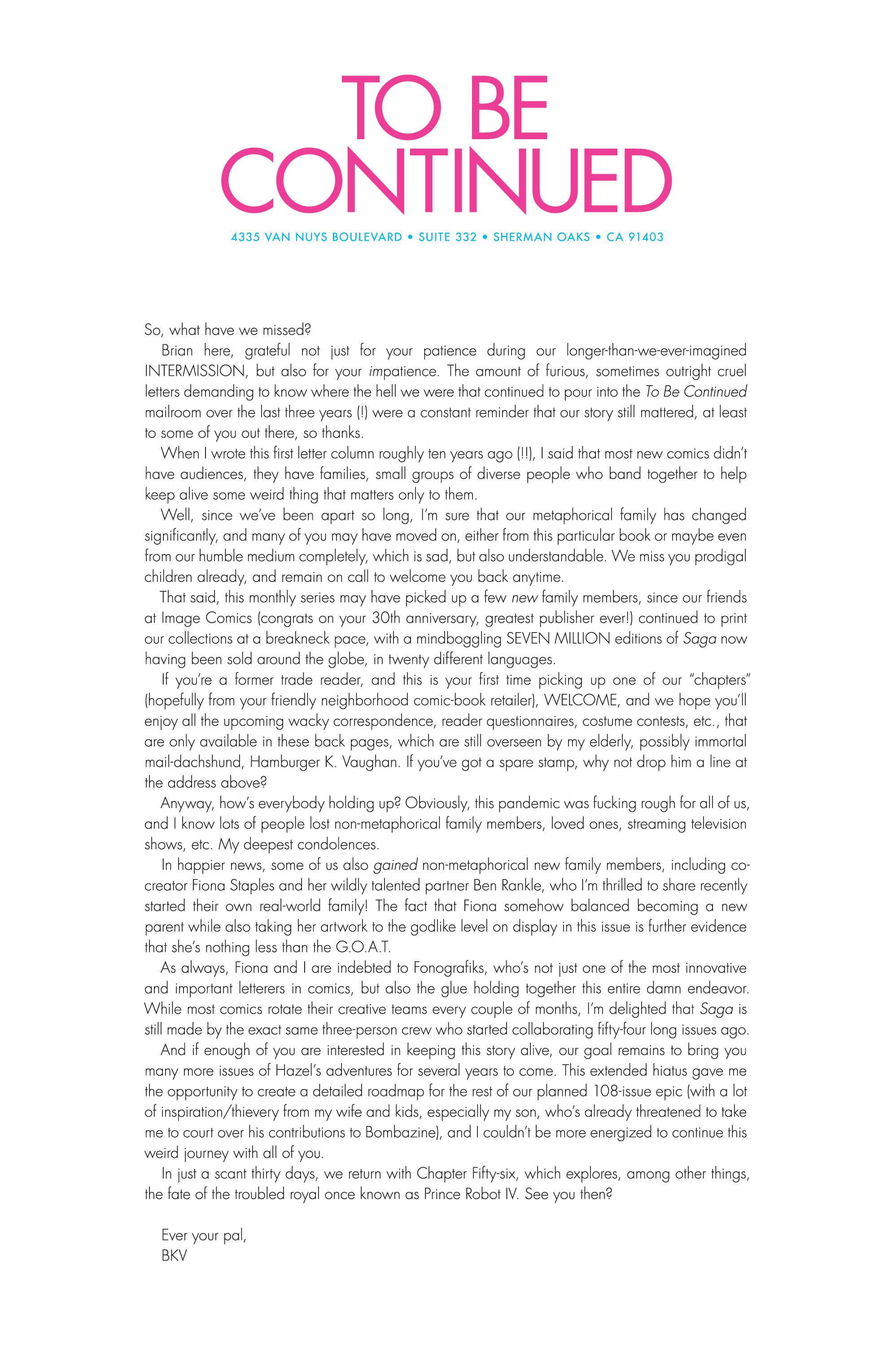 Read online Saga comic -  Issue #55 - 46