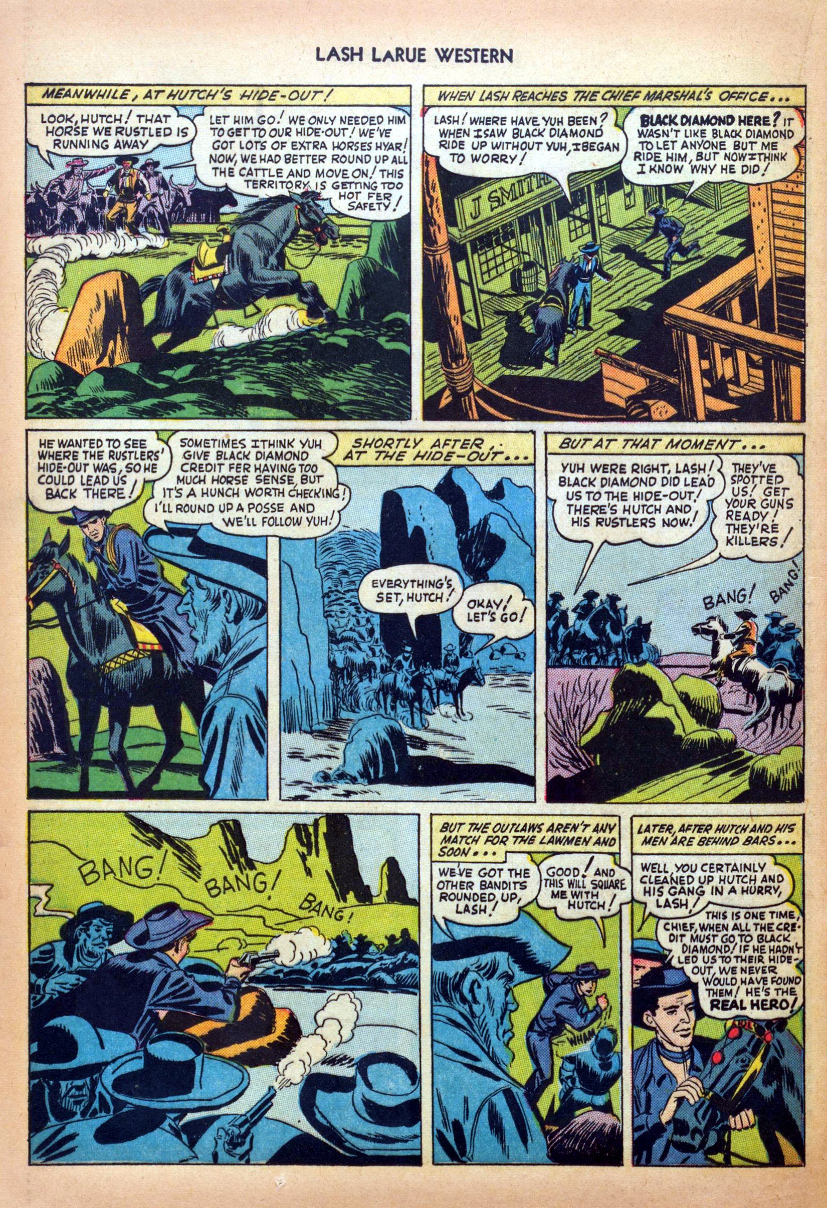 Read online Lash Larue Western (1949) comic -  Issue #5 - 24