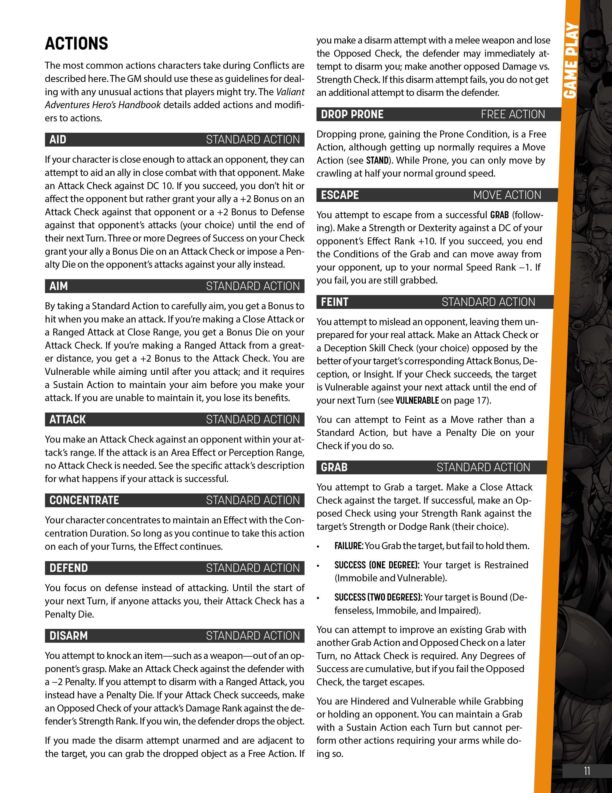 Read online The Valiant Adventures RPG Quickstart comic -  Issue # Full - 12