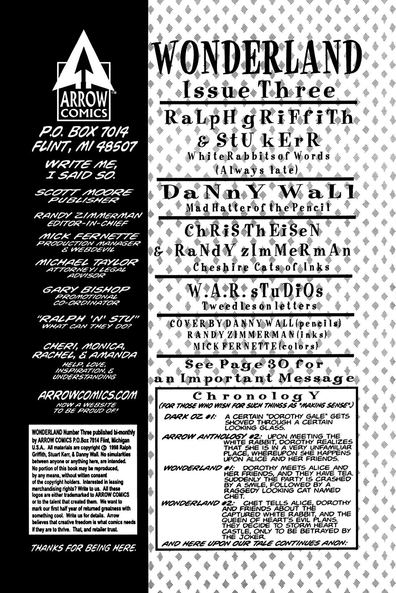 Read online Wonderland (1998) comic -  Issue #3 - 2