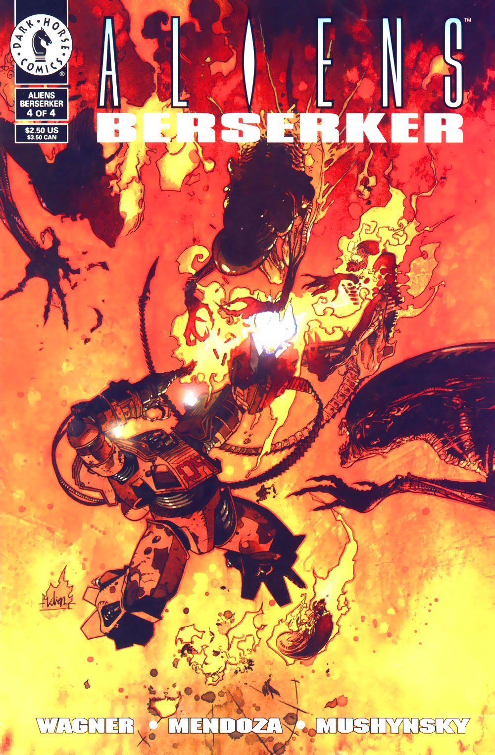 Read online Aliens: Berserker comic -  Issue #4 - 1