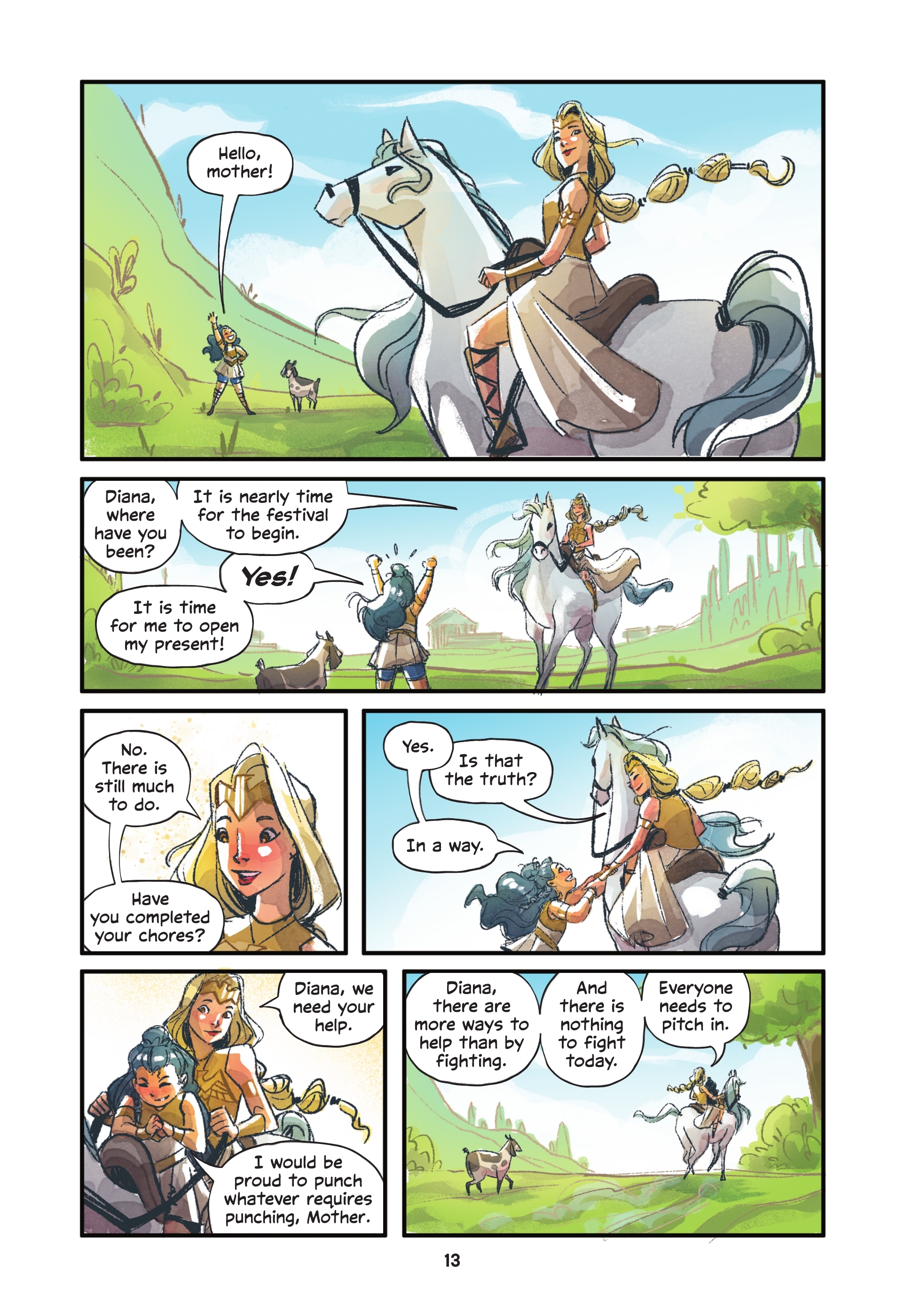Read online Diana and the Hero's Journey comic -  Issue # TPB - 11