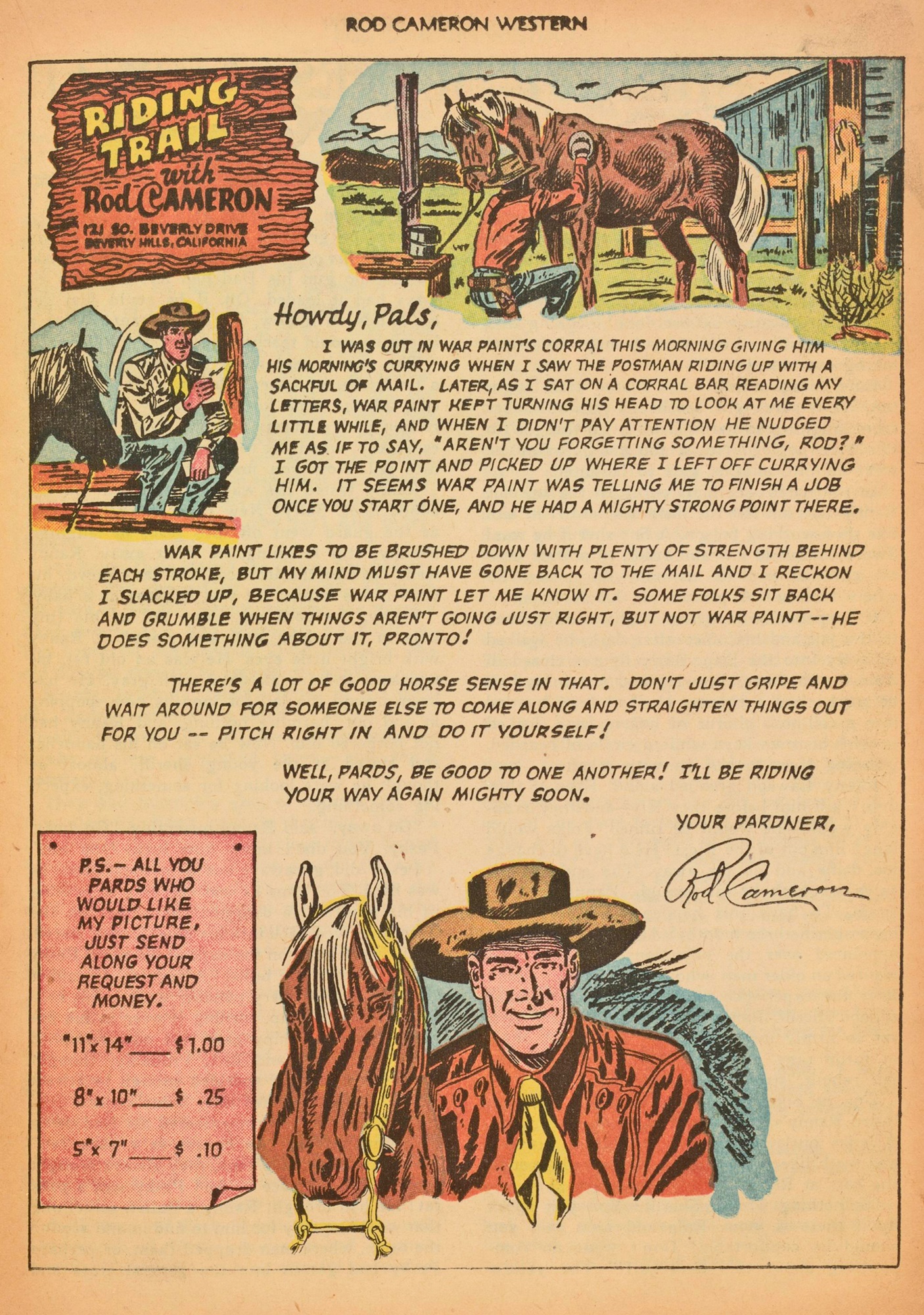 Read online Rod Cameron Western comic -  Issue #9 - 15