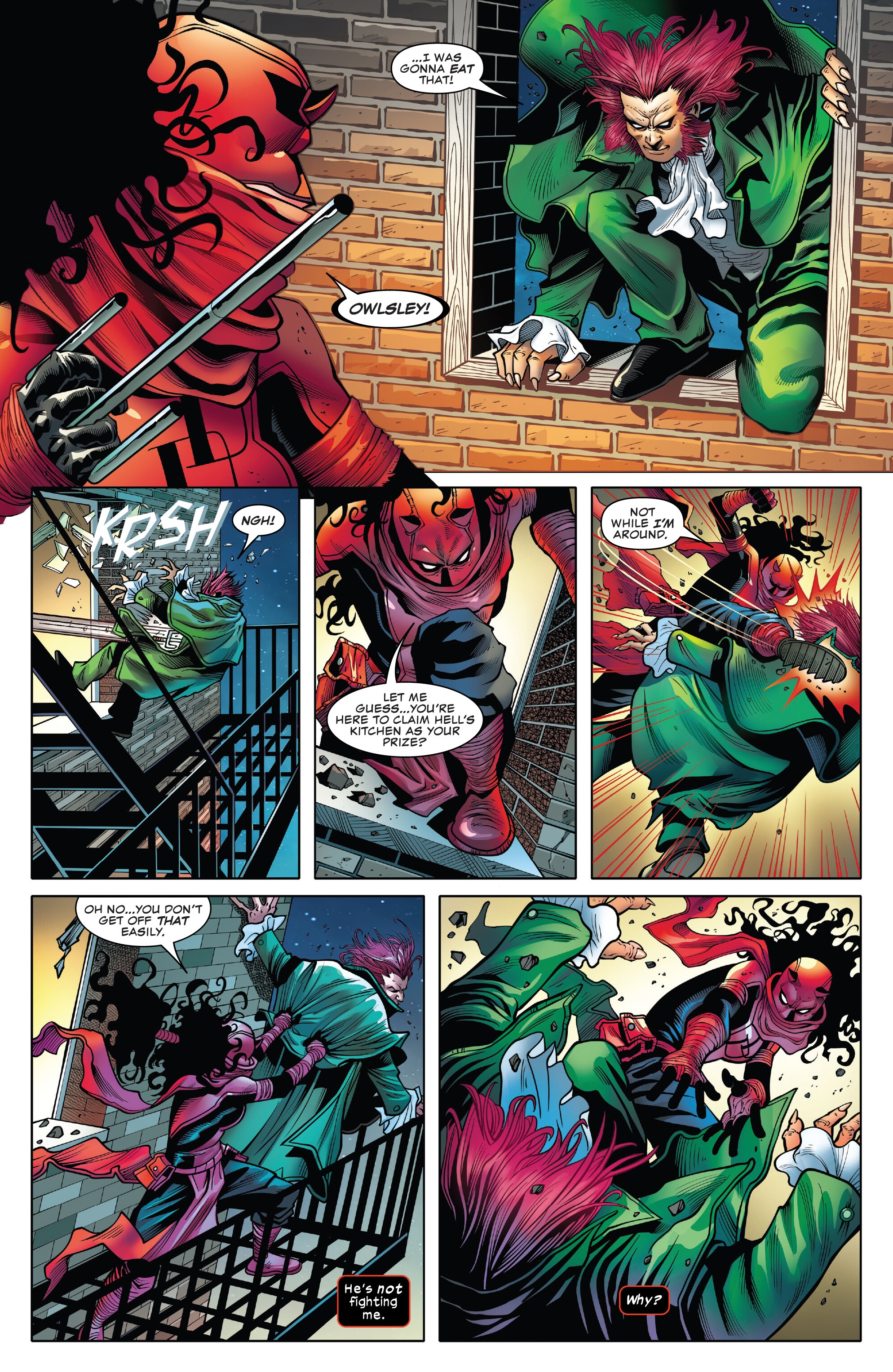 Read online Daredevil: Gang War comic -  Issue #1 - 21