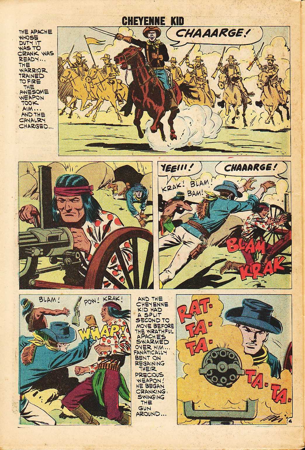 Read online Cheyenne Kid comic -  Issue #29 - 32