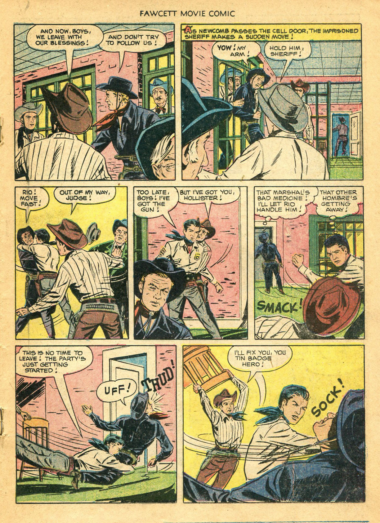 Read online Fawcett Movie Comic comic -  Issue #17 - 19