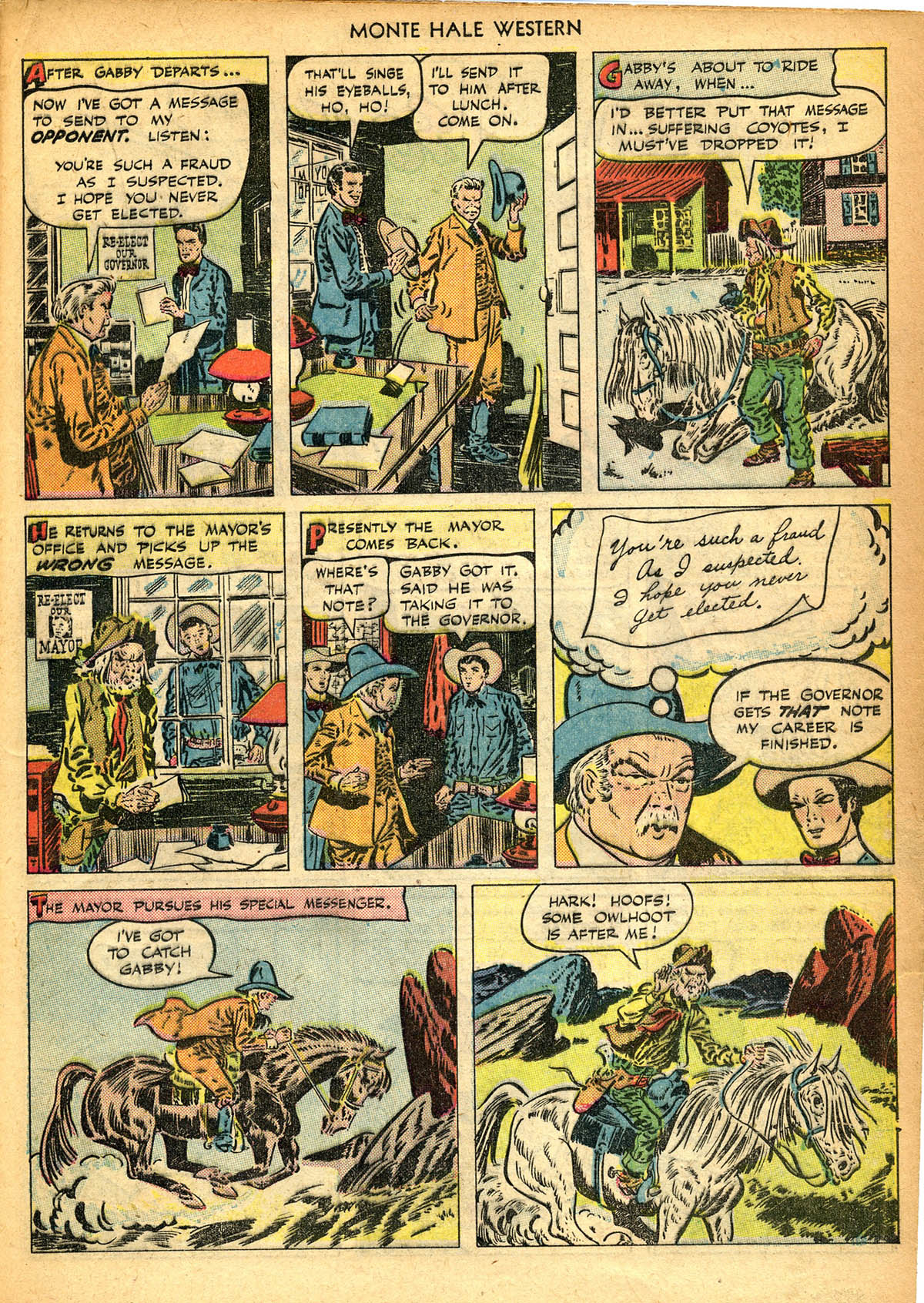Read online Monte Hale Western comic -  Issue #44 - 38