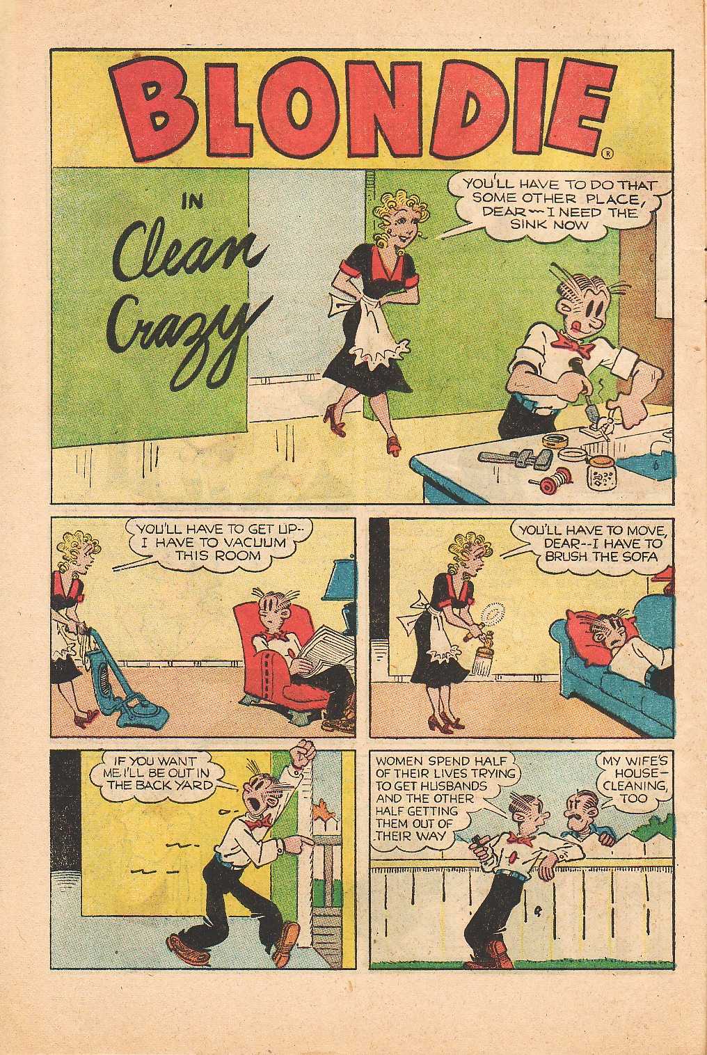 Read online Blondie Comics (1960) comic -  Issue #143 - 10