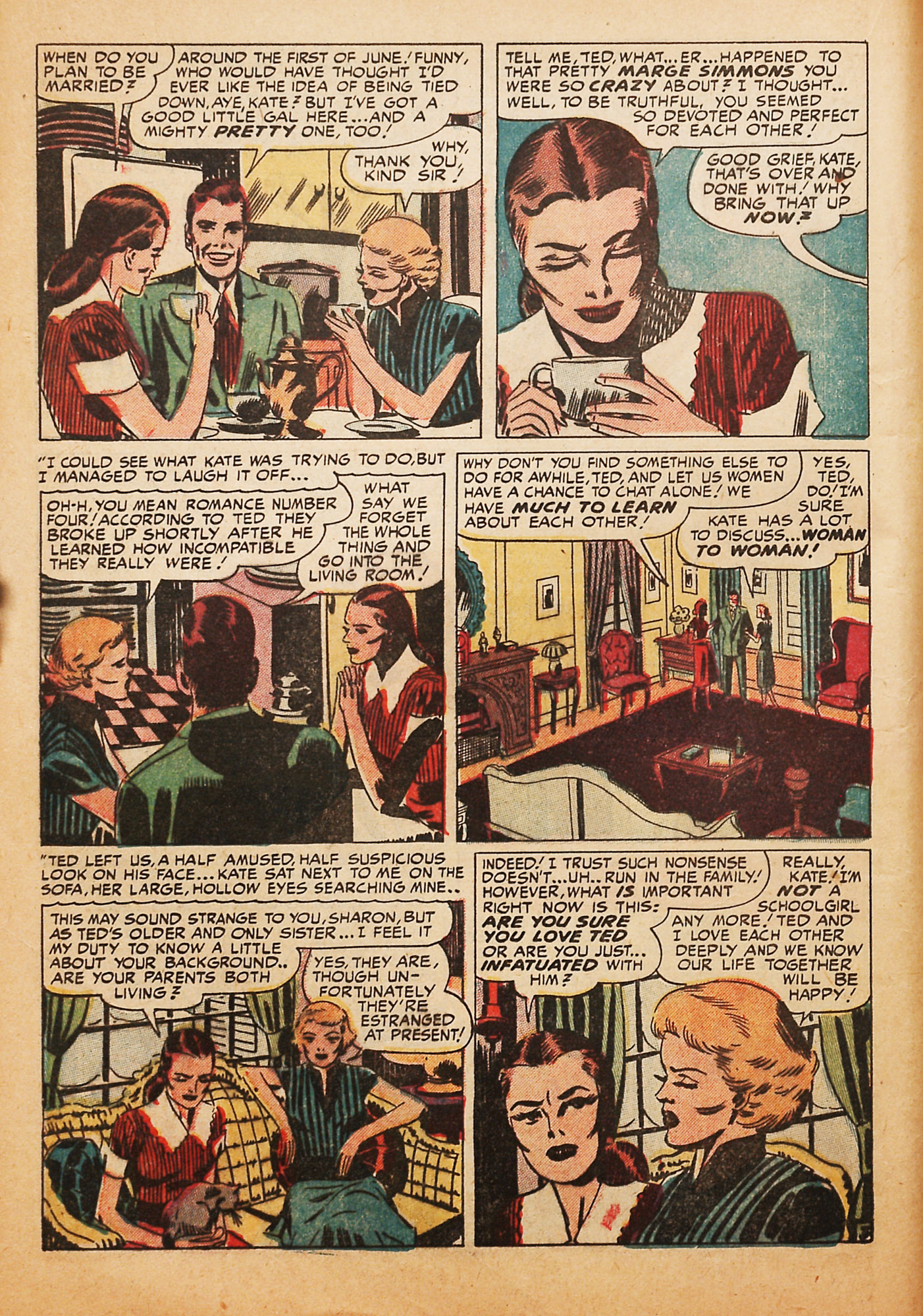 Read online Young Love (1949) comic -  Issue #21 - 18