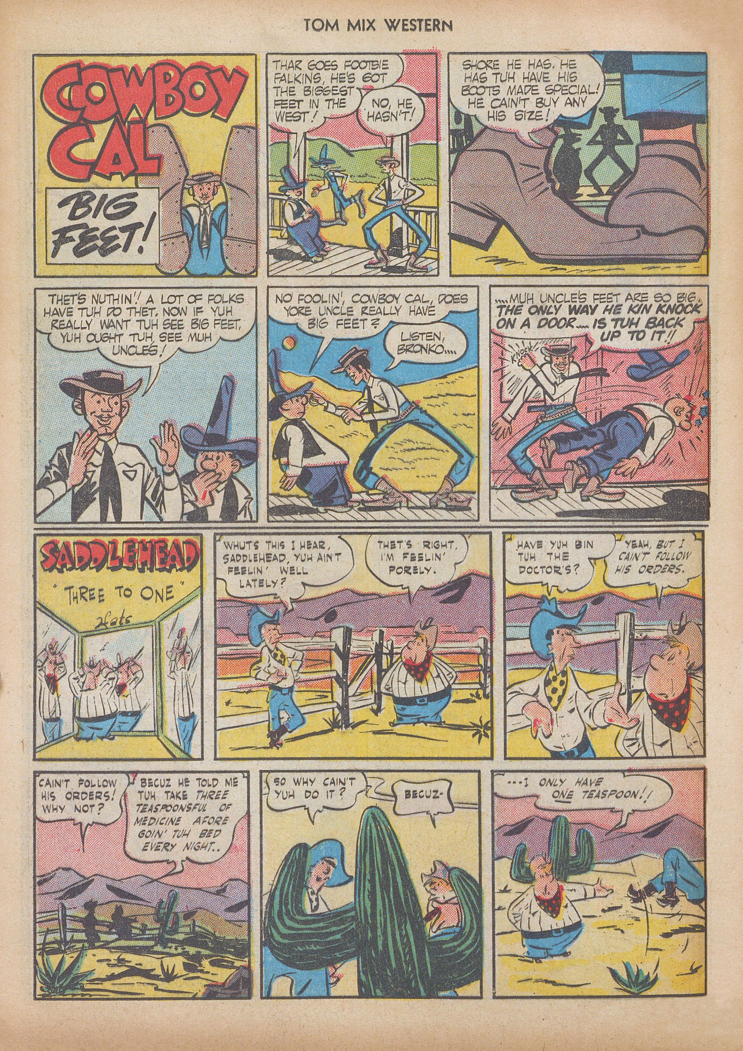 Read online Tom Mix Western (1948) comic -  Issue #9 - 40