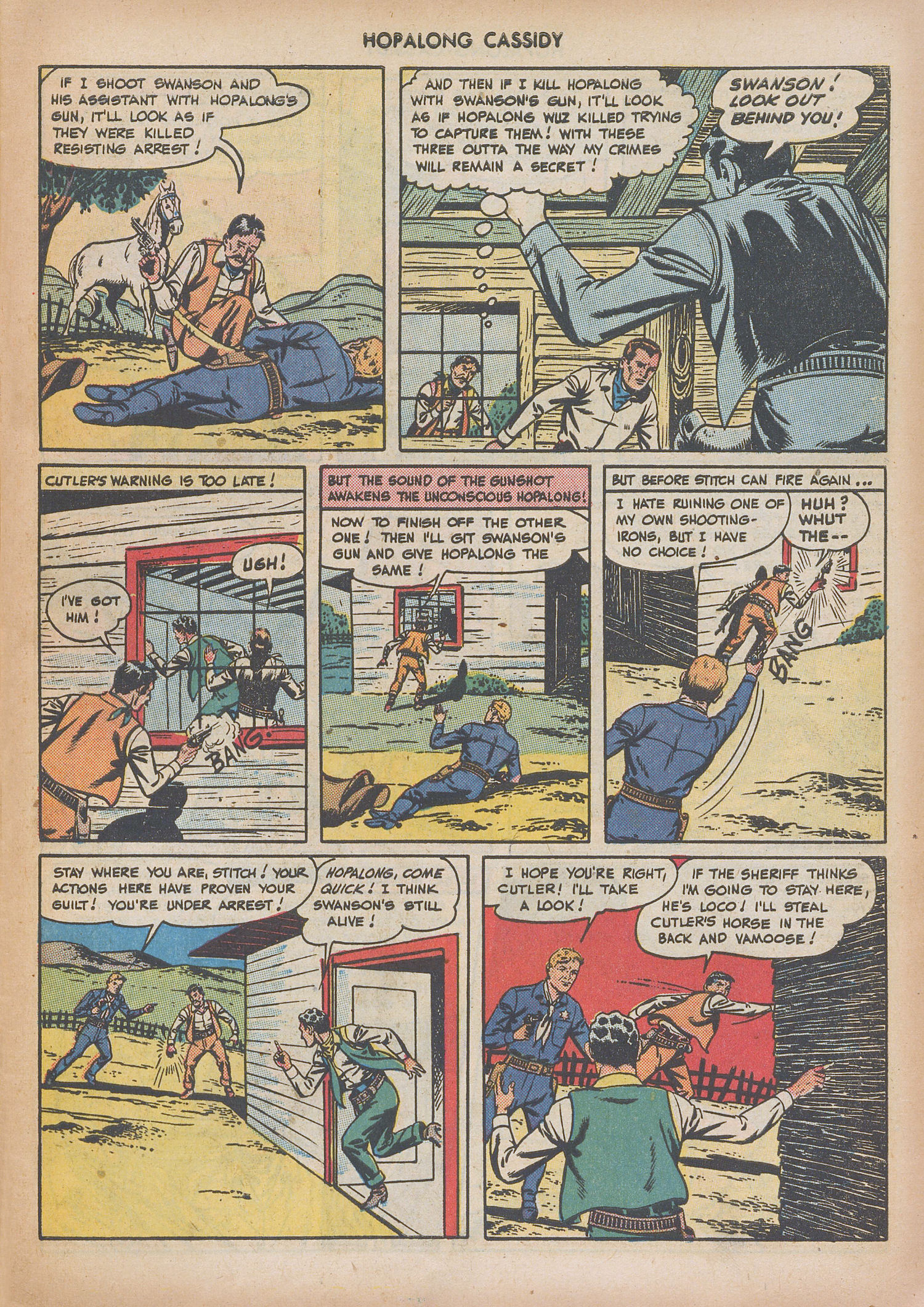 Read online Hopalong Cassidy comic -  Issue #34 - 21