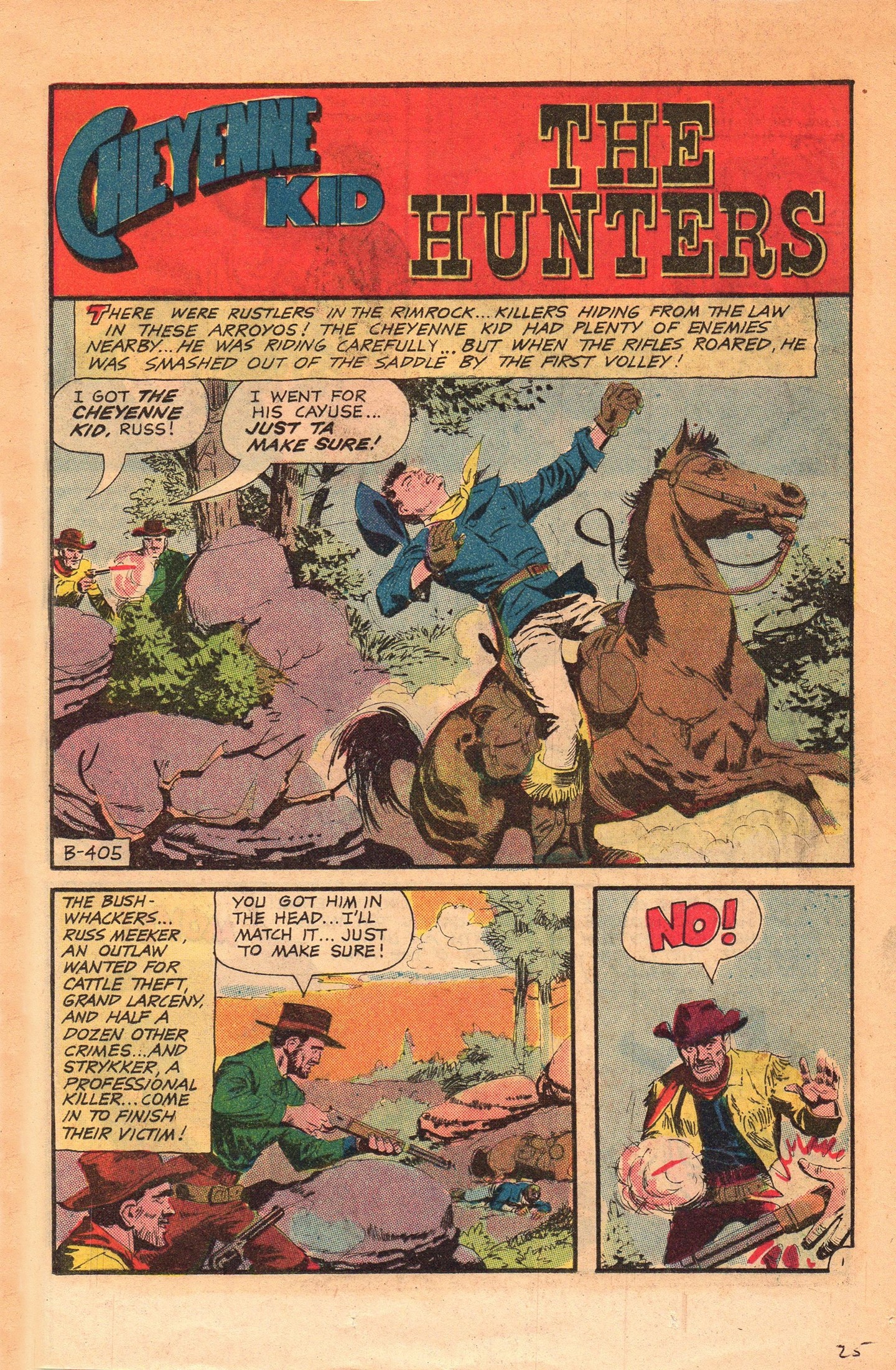 Read online Cheyenne Kid comic -  Issue #60 - 25