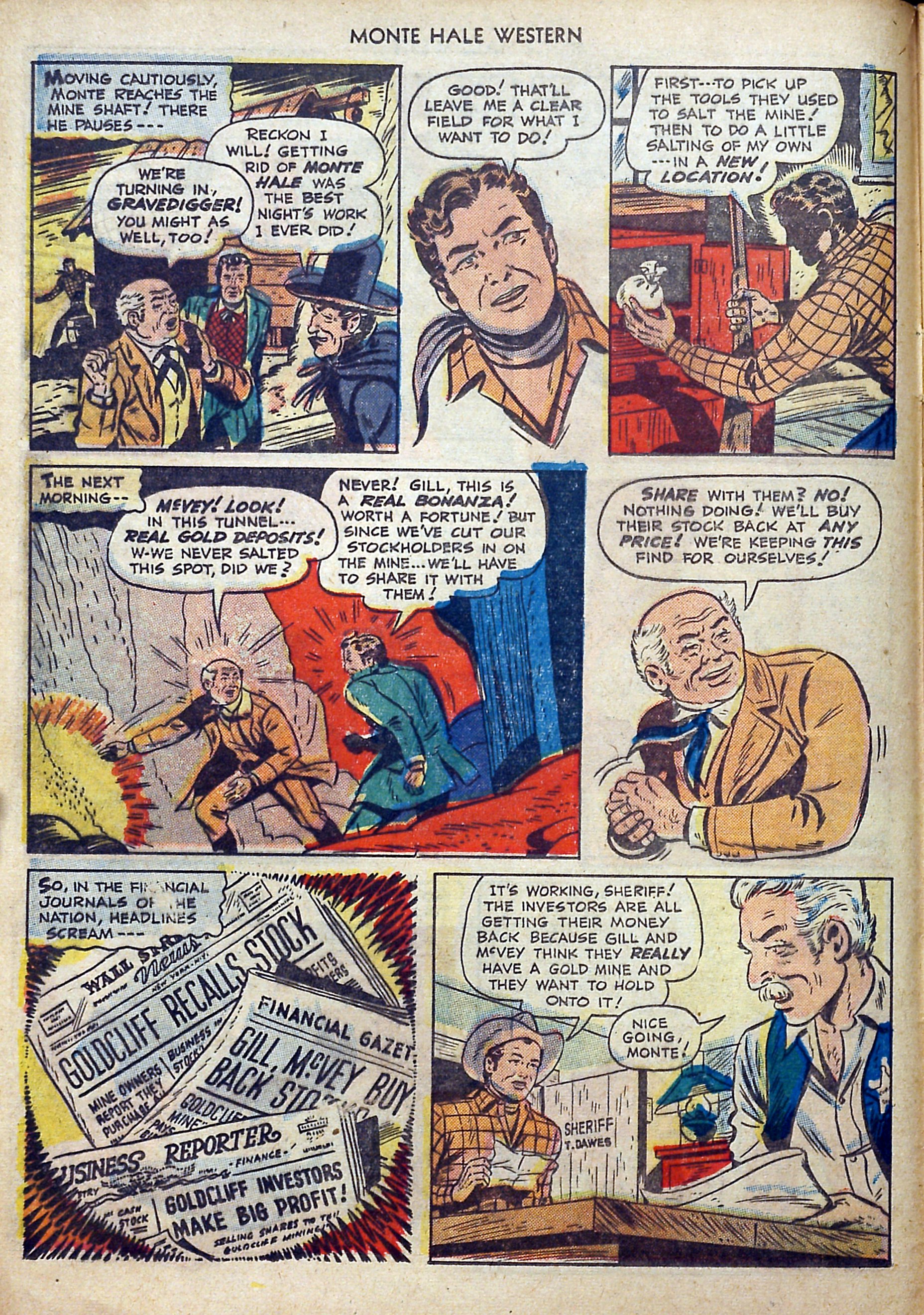 Read online Monte Hale Western comic -  Issue #40 - 10