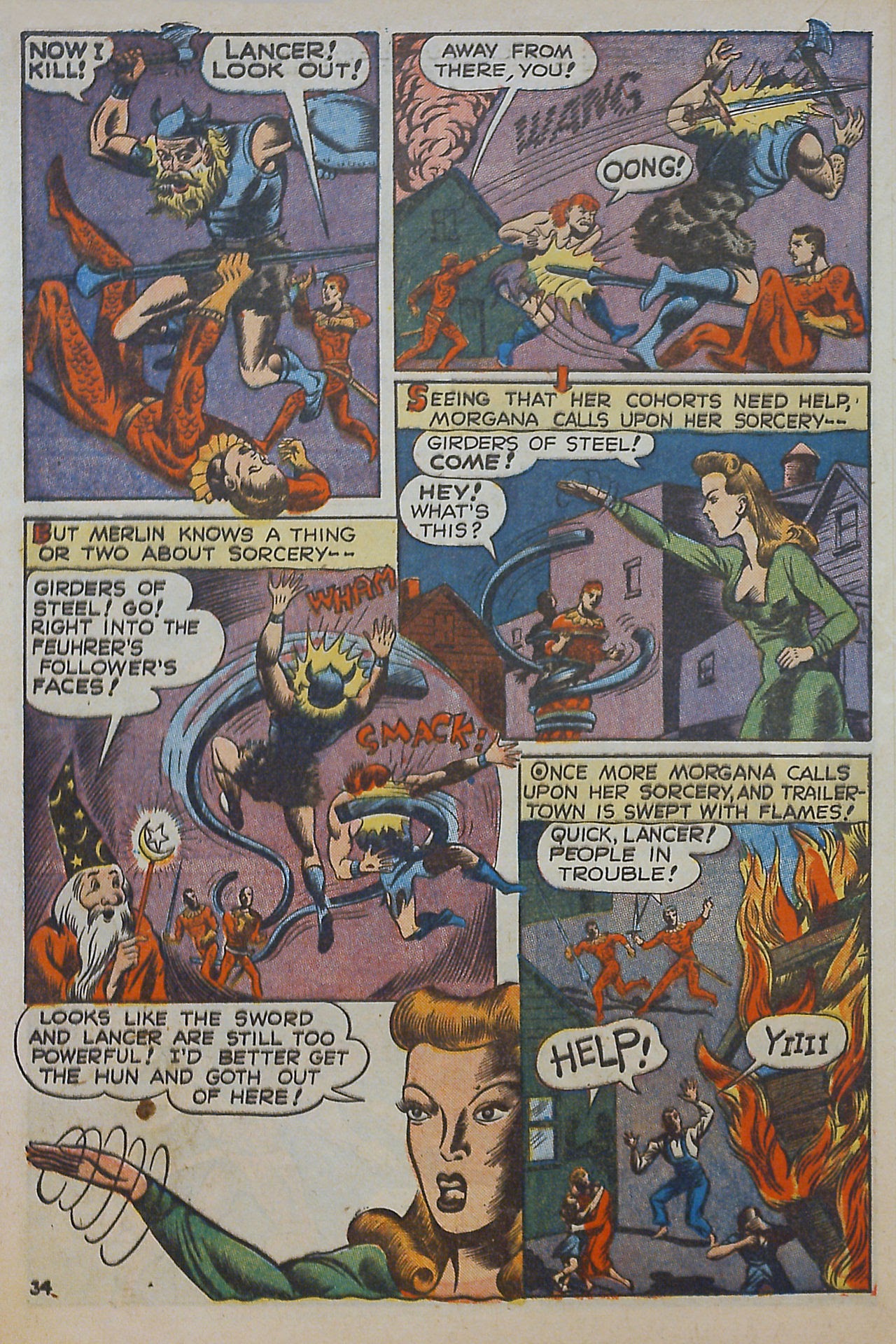 Read online Super-Mystery Comics comic -  Issue #19 - 35