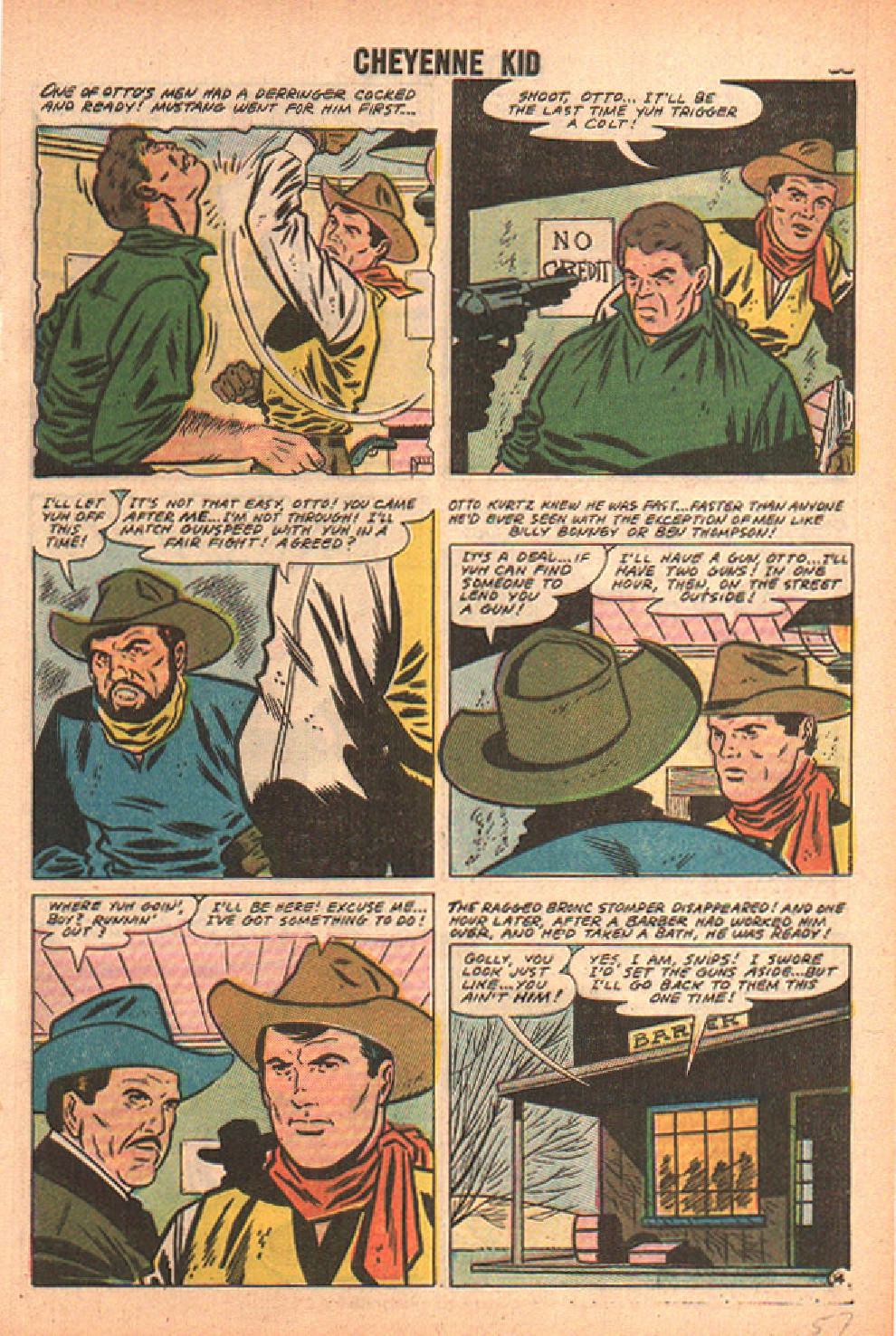 Read online Cheyenne Kid comic -  Issue #11 - 57