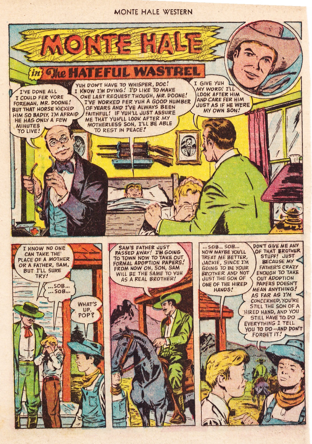 Read online Monte Hale Western comic -  Issue #82 - 16