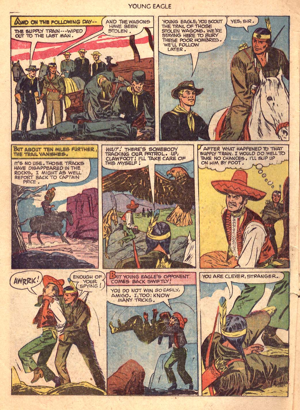 Read online Young Eagle comic -  Issue #6 - 4