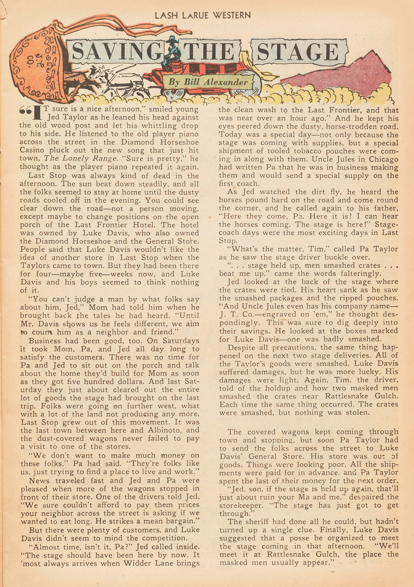 Read online Lash Larue Western (1949) comic -  Issue #10 - 13
