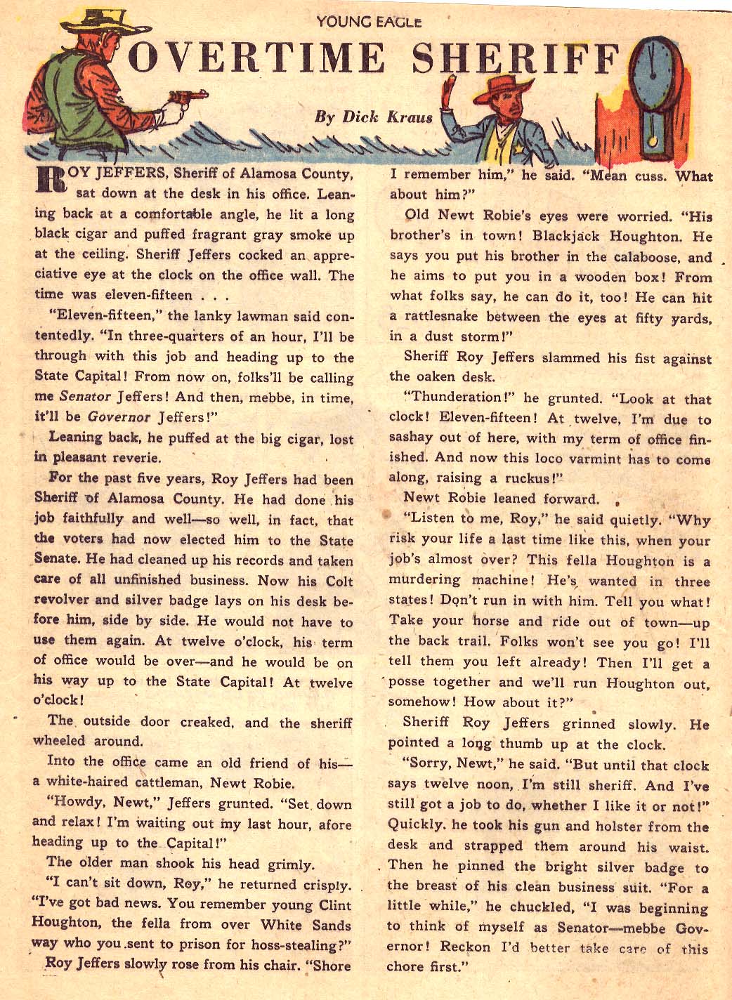 Read online Young Eagle comic -  Issue #6 - 12