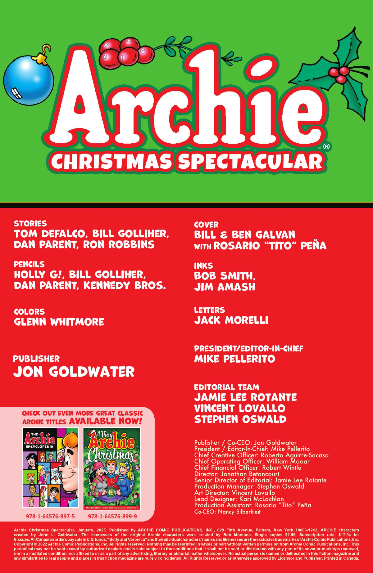 Read online Archie Christmas Spectacular (2022) comic -  Issue # Full - 2