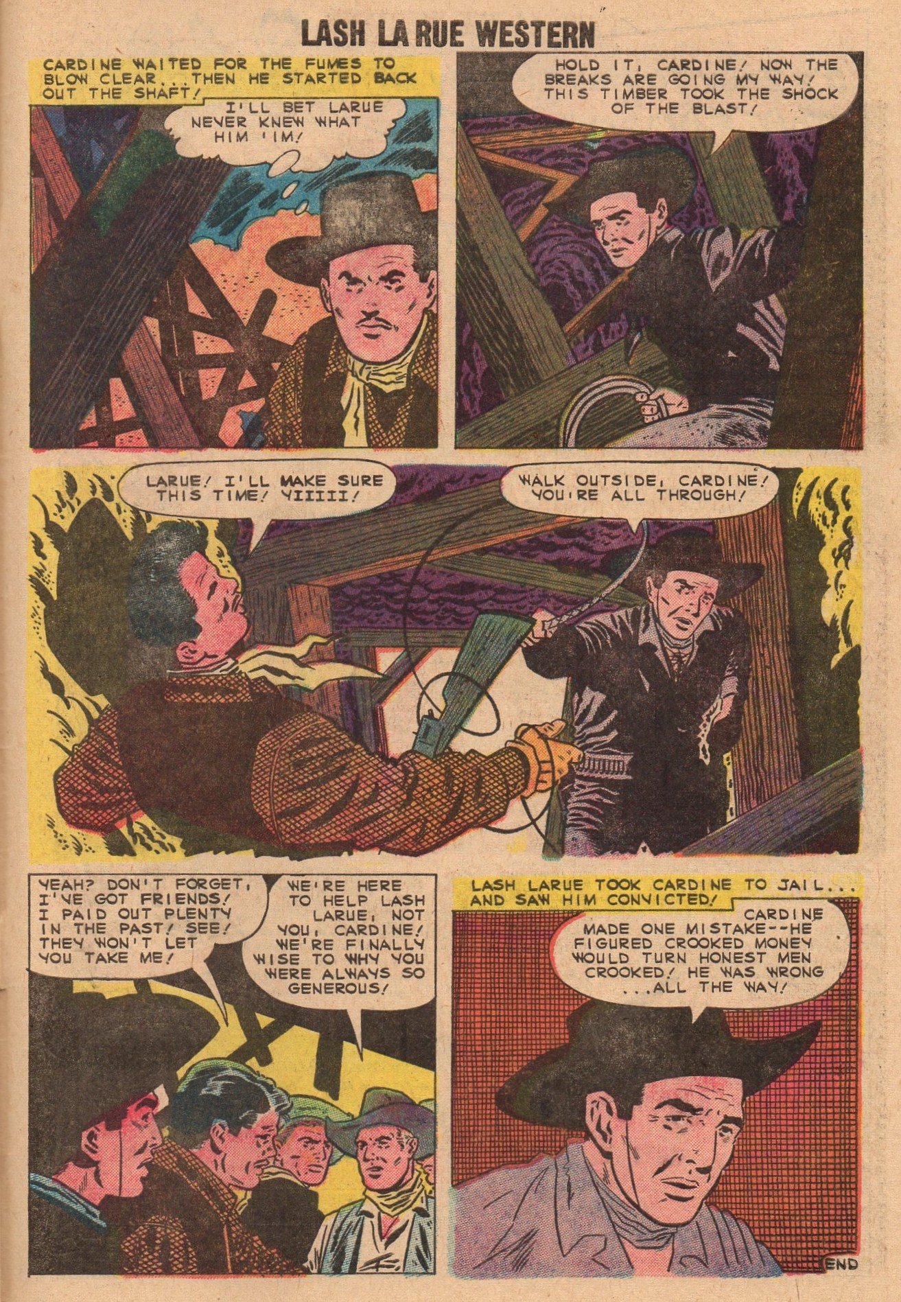 Read online Lash Larue Western (1949) comic -  Issue #74 - 33