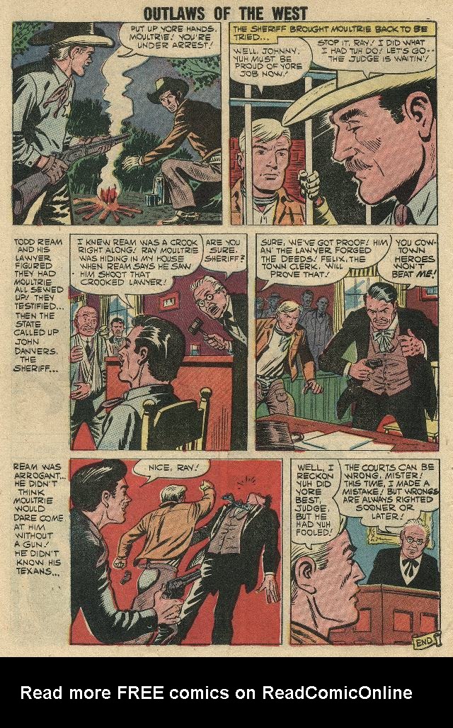 Read online Outlaws of the West comic -  Issue #22 - 11