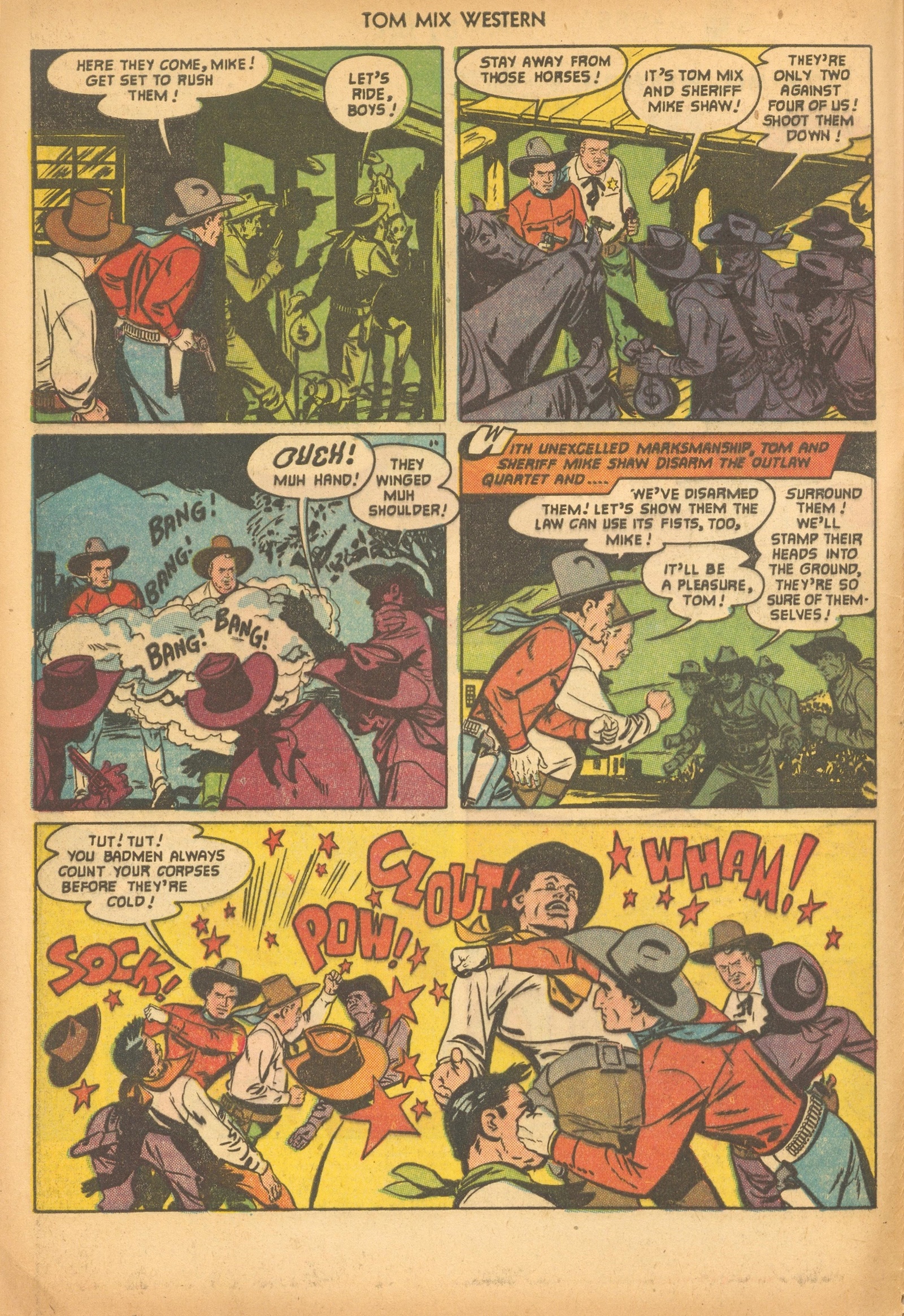 Read online Tom Mix Western (1948) comic -  Issue #53 - 4