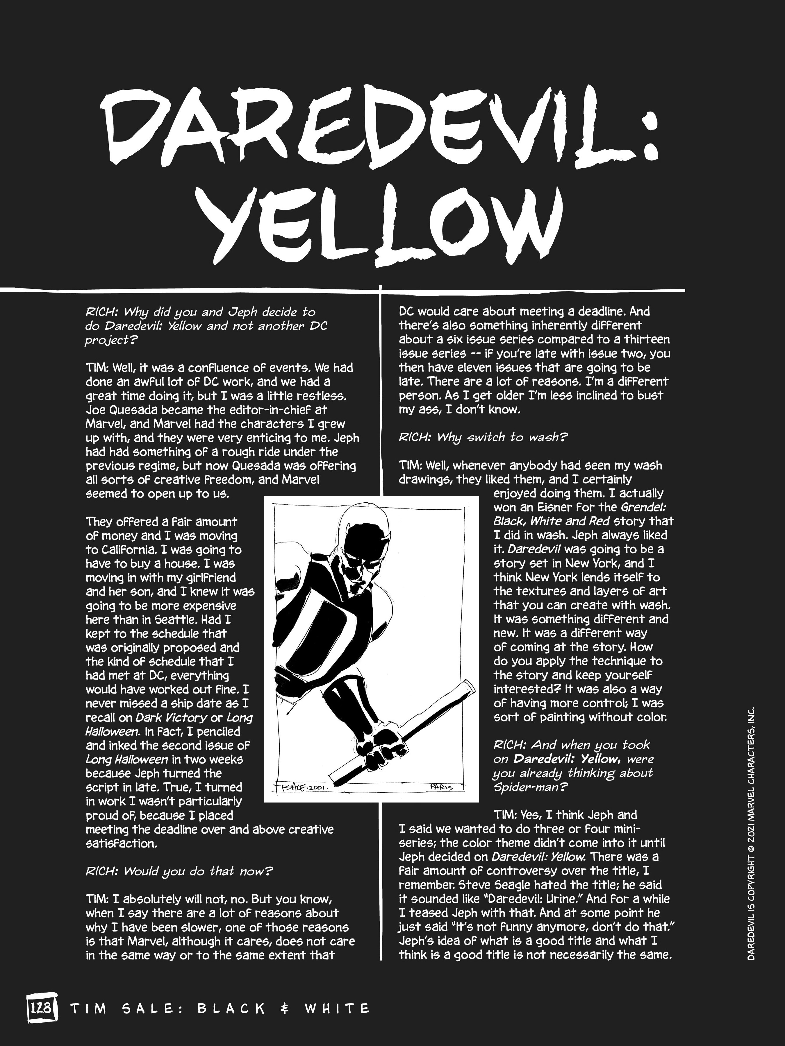 Read online Drawing Heroes in the Backyard: Tim Sale Black and White, Revised and Expanded comic -  Issue # TPB (Part 2) - 17