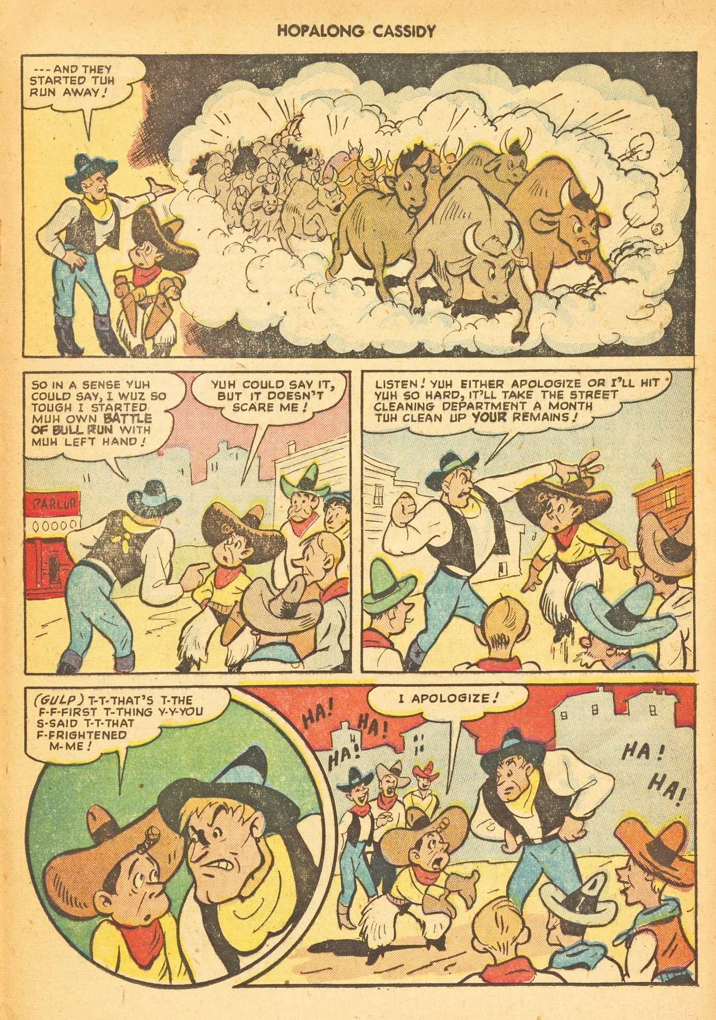 Read online Hopalong Cassidy comic -  Issue #30 - 37