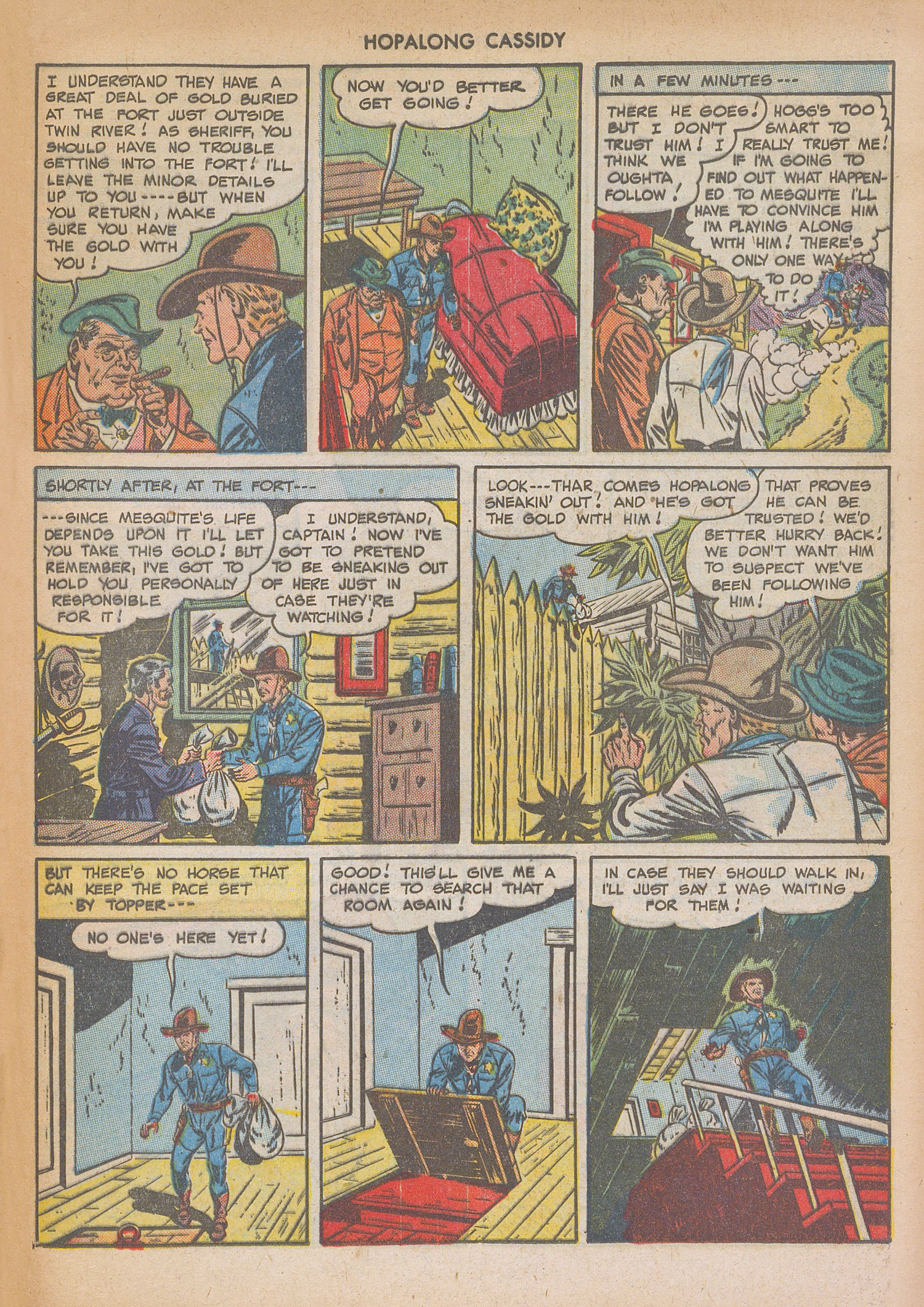 Read online Hopalong Cassidy comic -  Issue #32 - 19