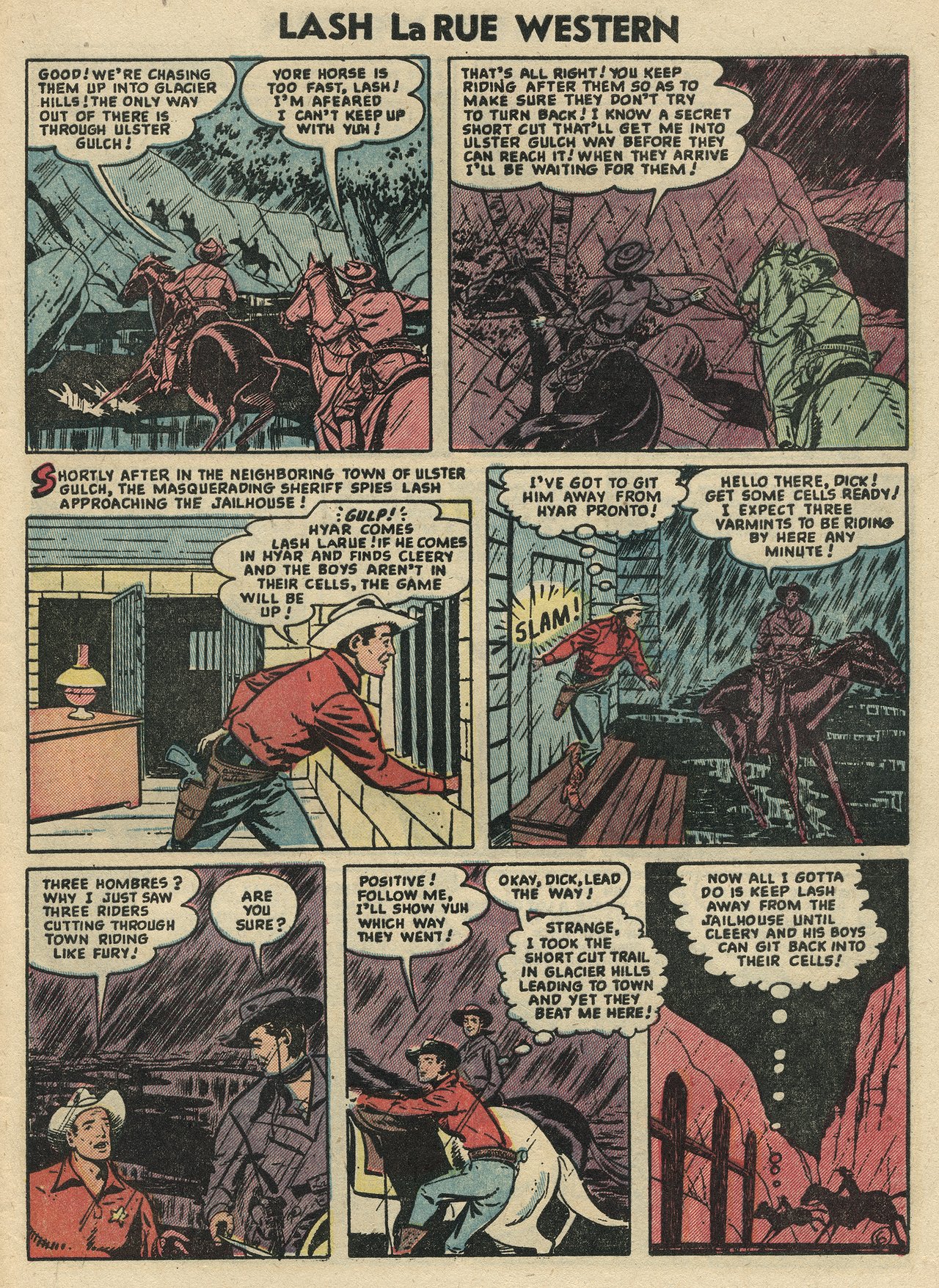 Read online Lash Larue Western (1949) comic -  Issue #47 - 29